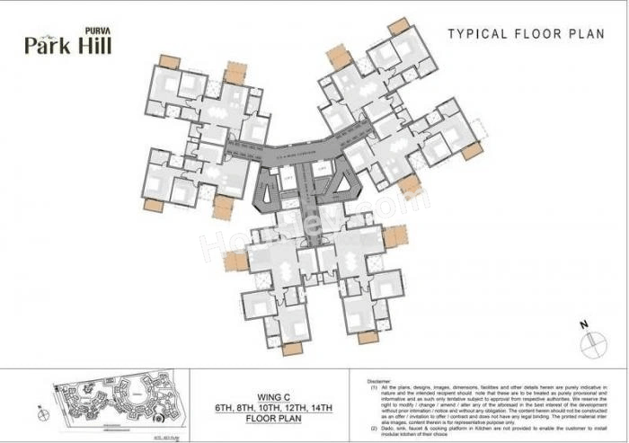 Purva Park Hill Floor plan 1