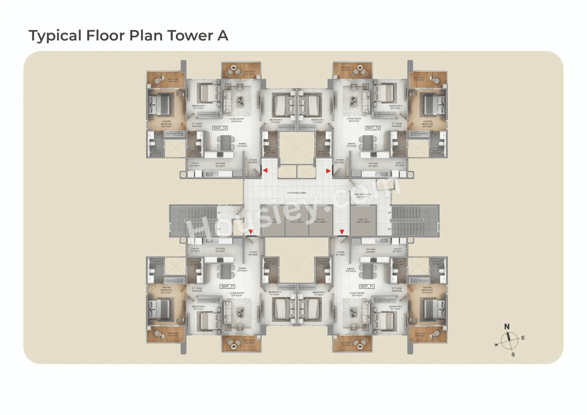 Purva Silver Sky Floor plan 1