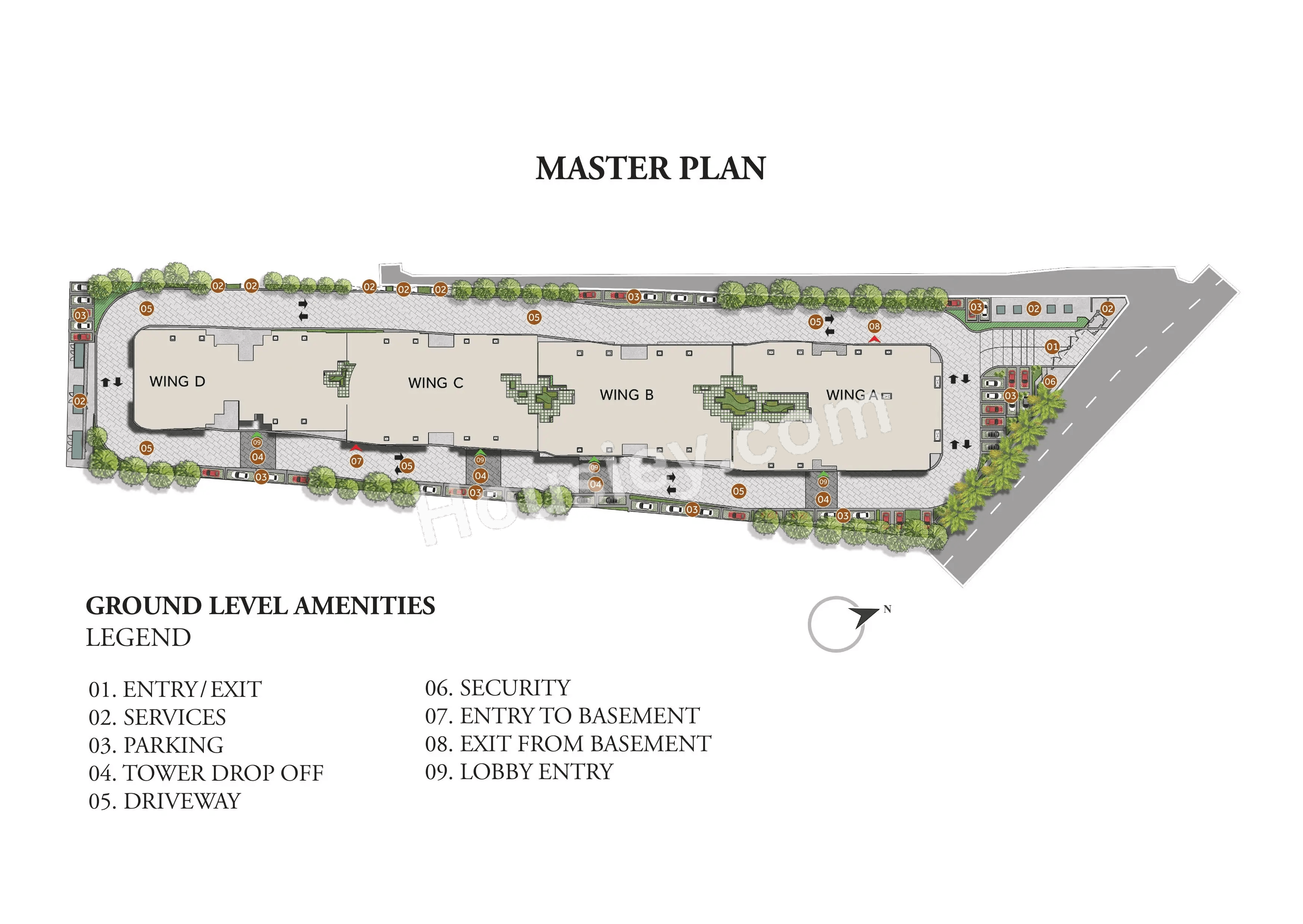 Purva Somerset House Floor plan 1