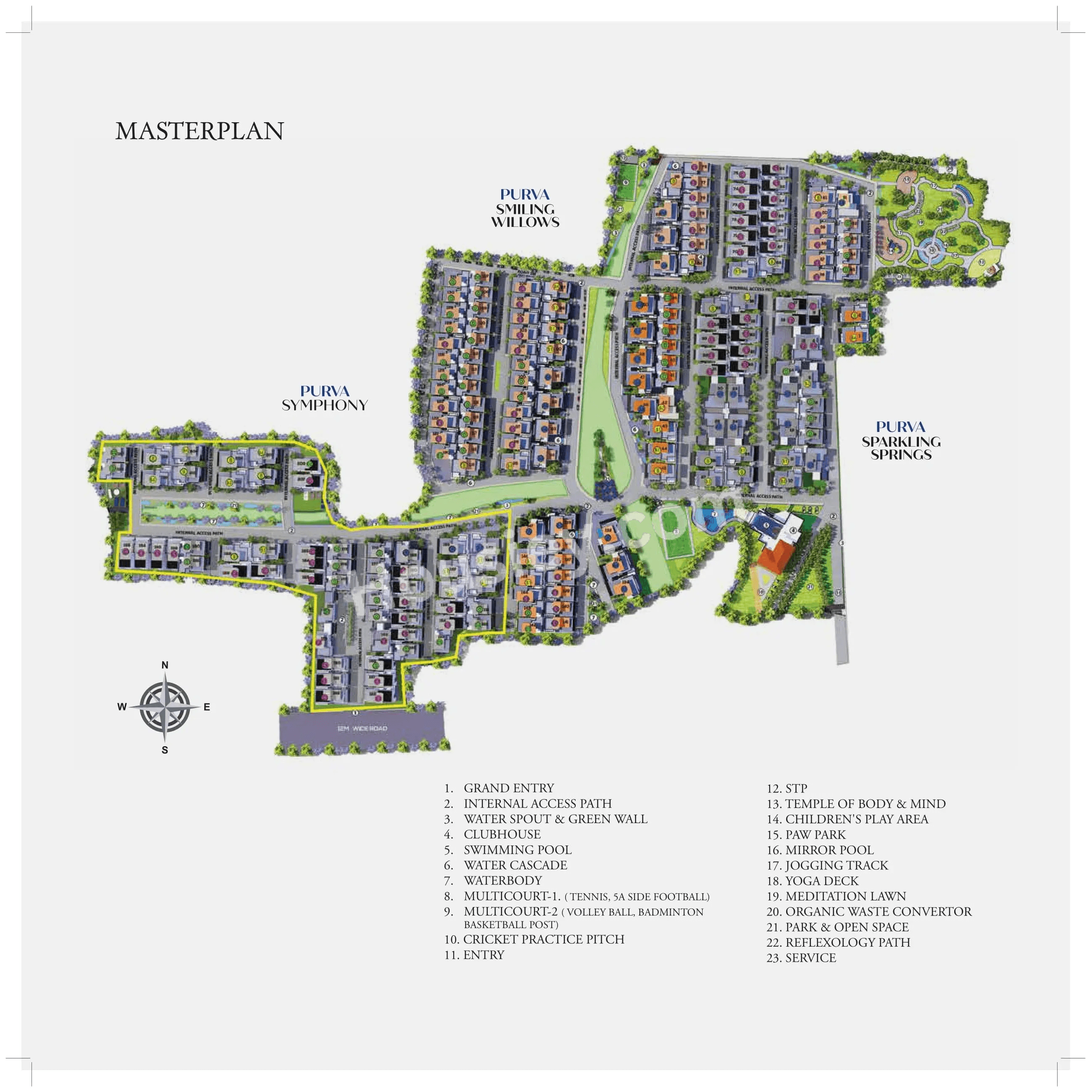 Purva Symphony Master Plan