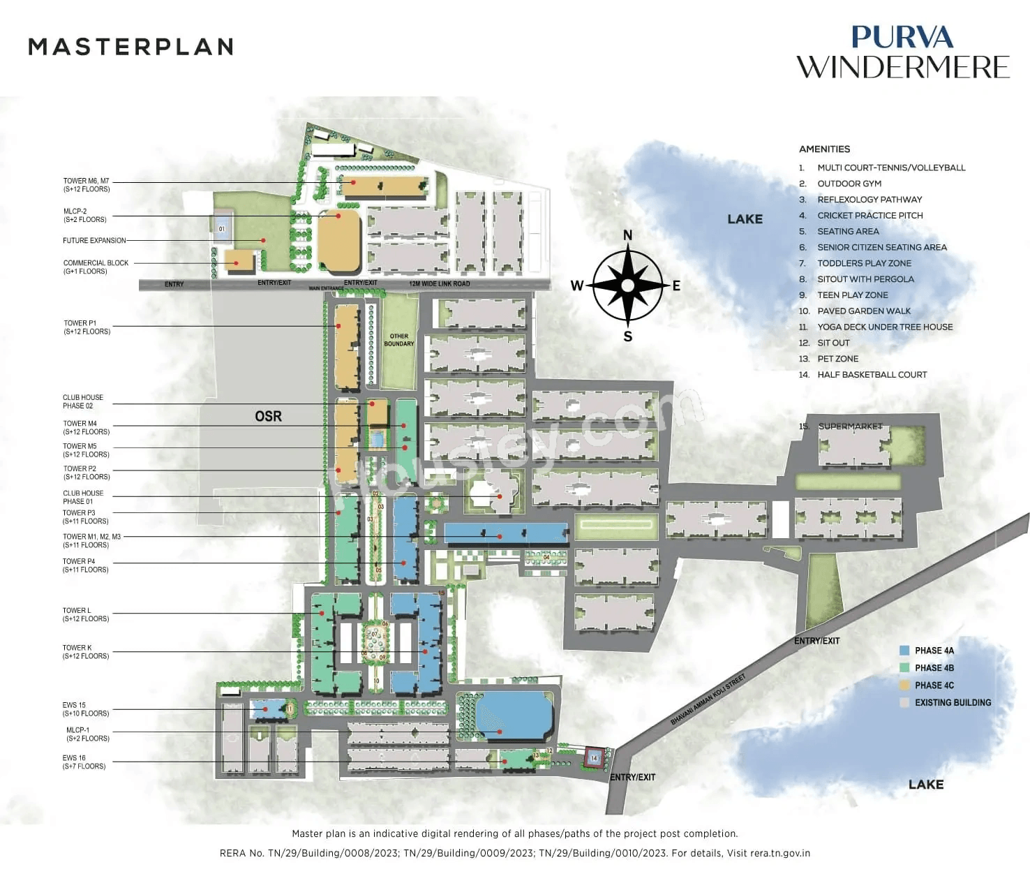 Purva Windermere Floor plan 1