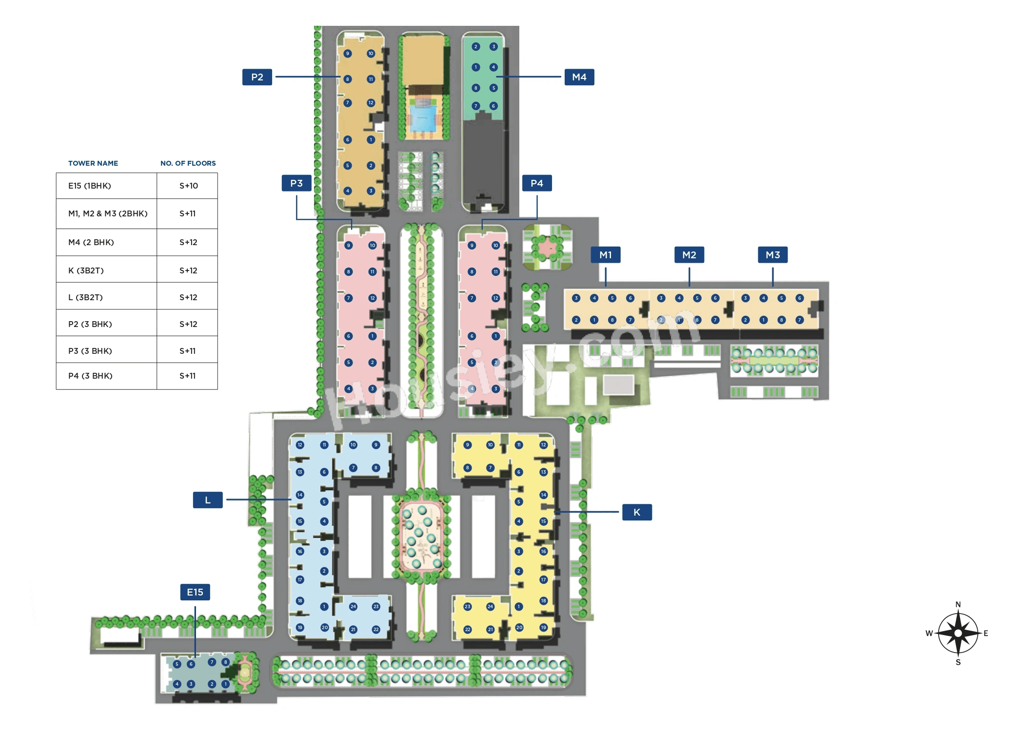 Purva Windermere Floor plan 2