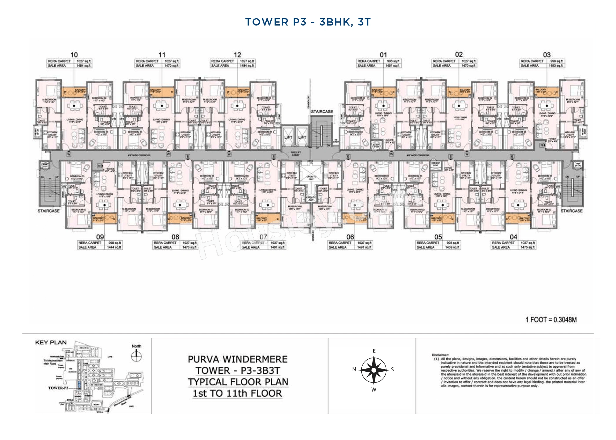 Purva Windermere Floor plan 8