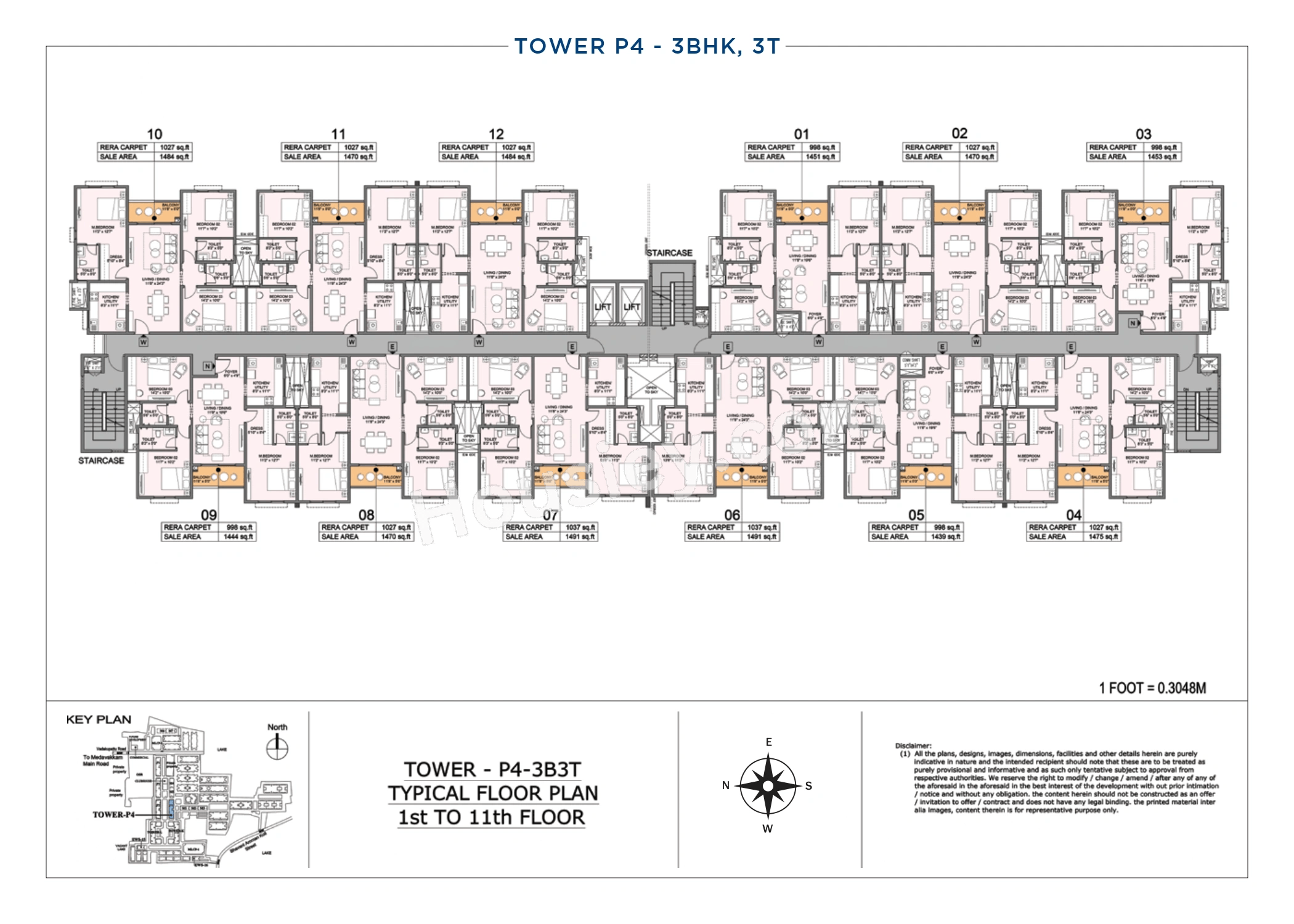 Purva Windermere Floor plan 9