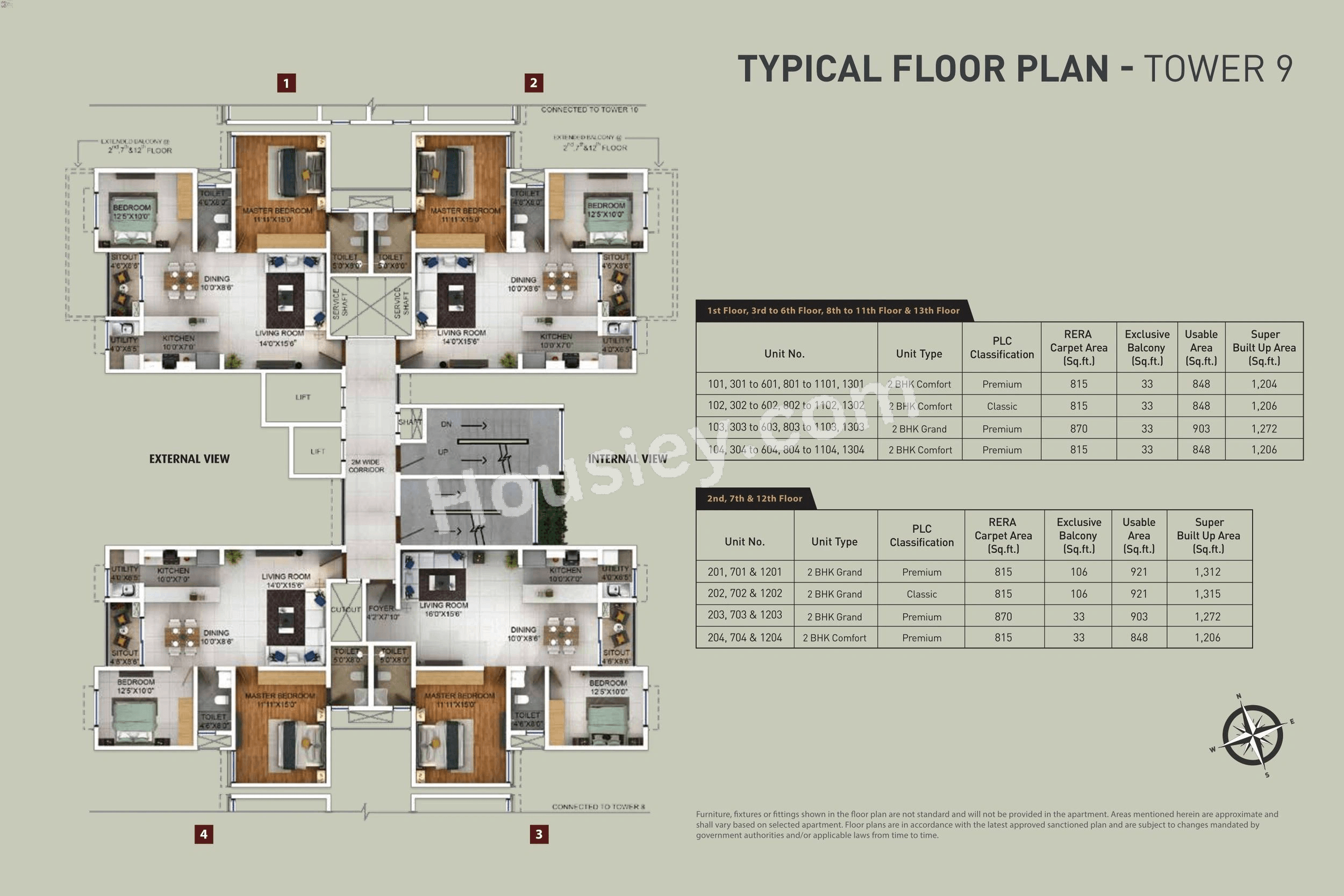 Purva Zenium Floor plan 7