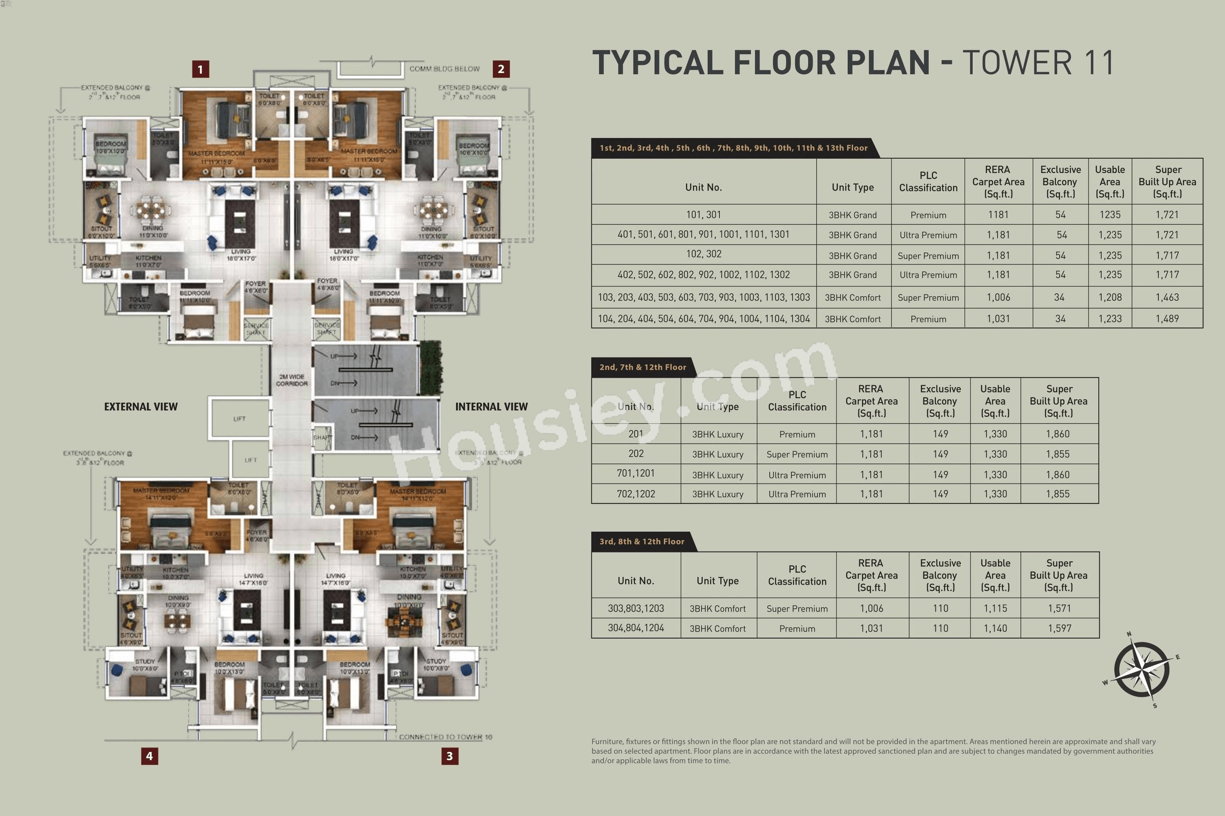 Purva Zenium Floor plan 11