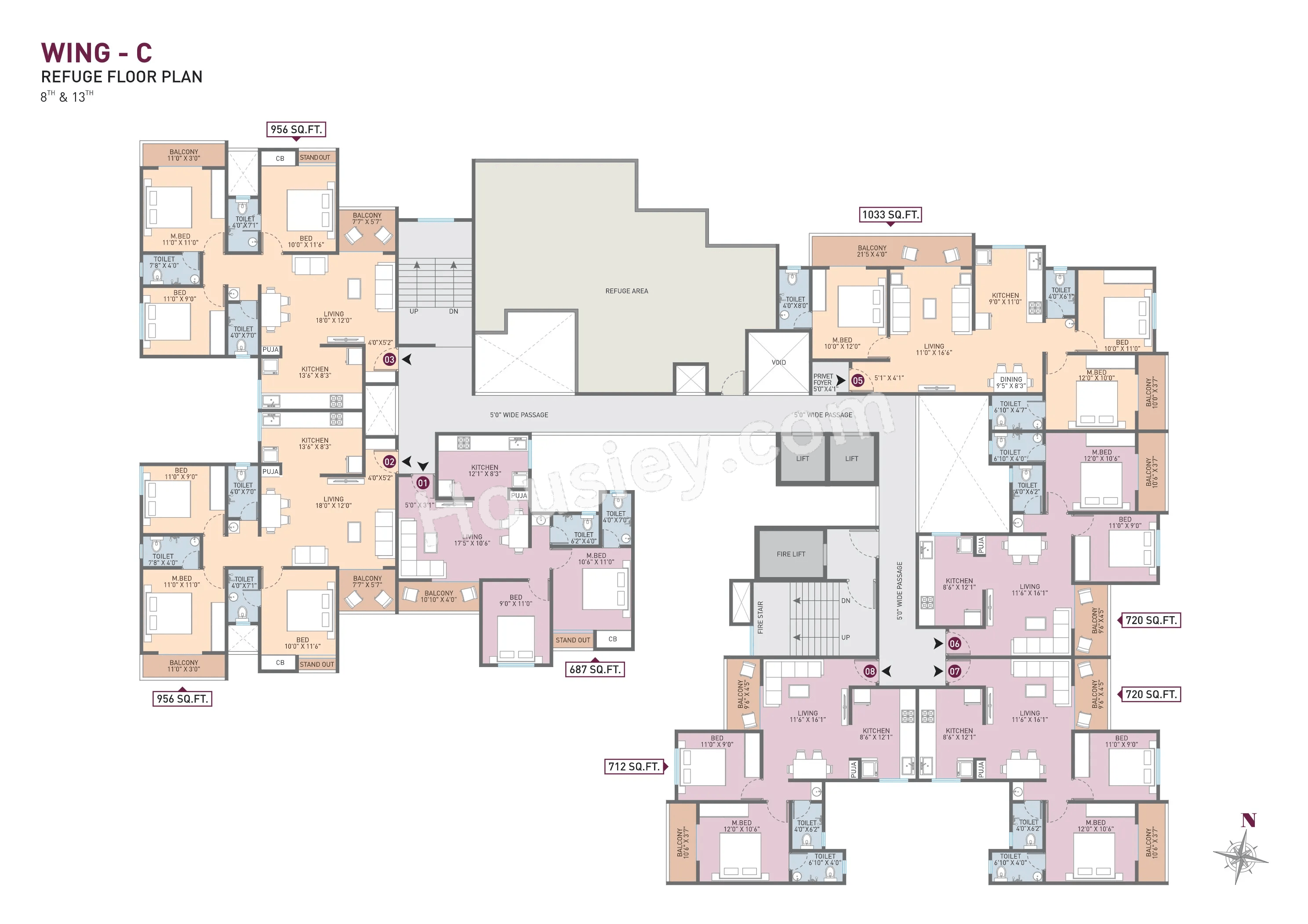 Radhe Anantam Floor plan 5