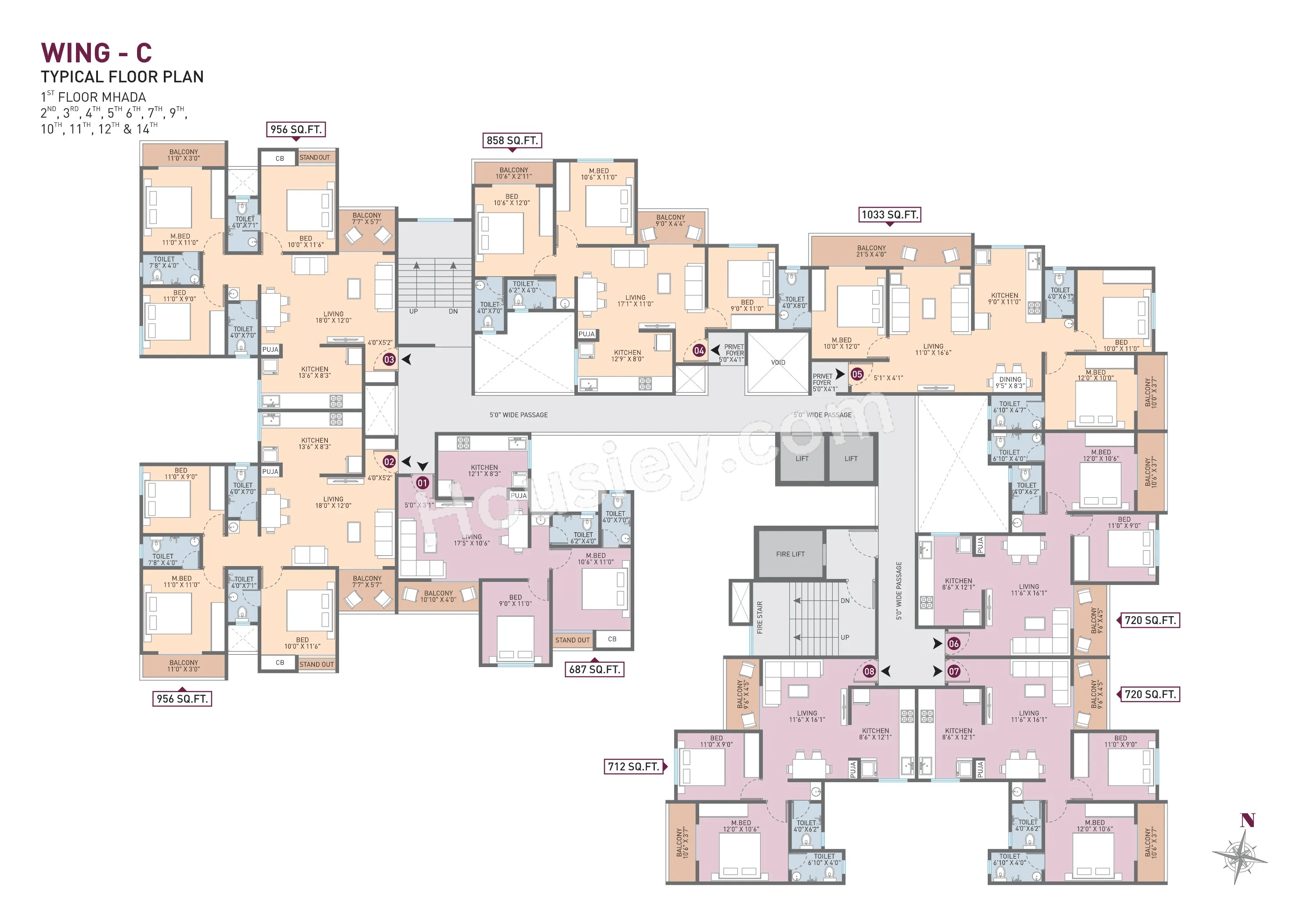 Radhe Anantam Floor plan 6