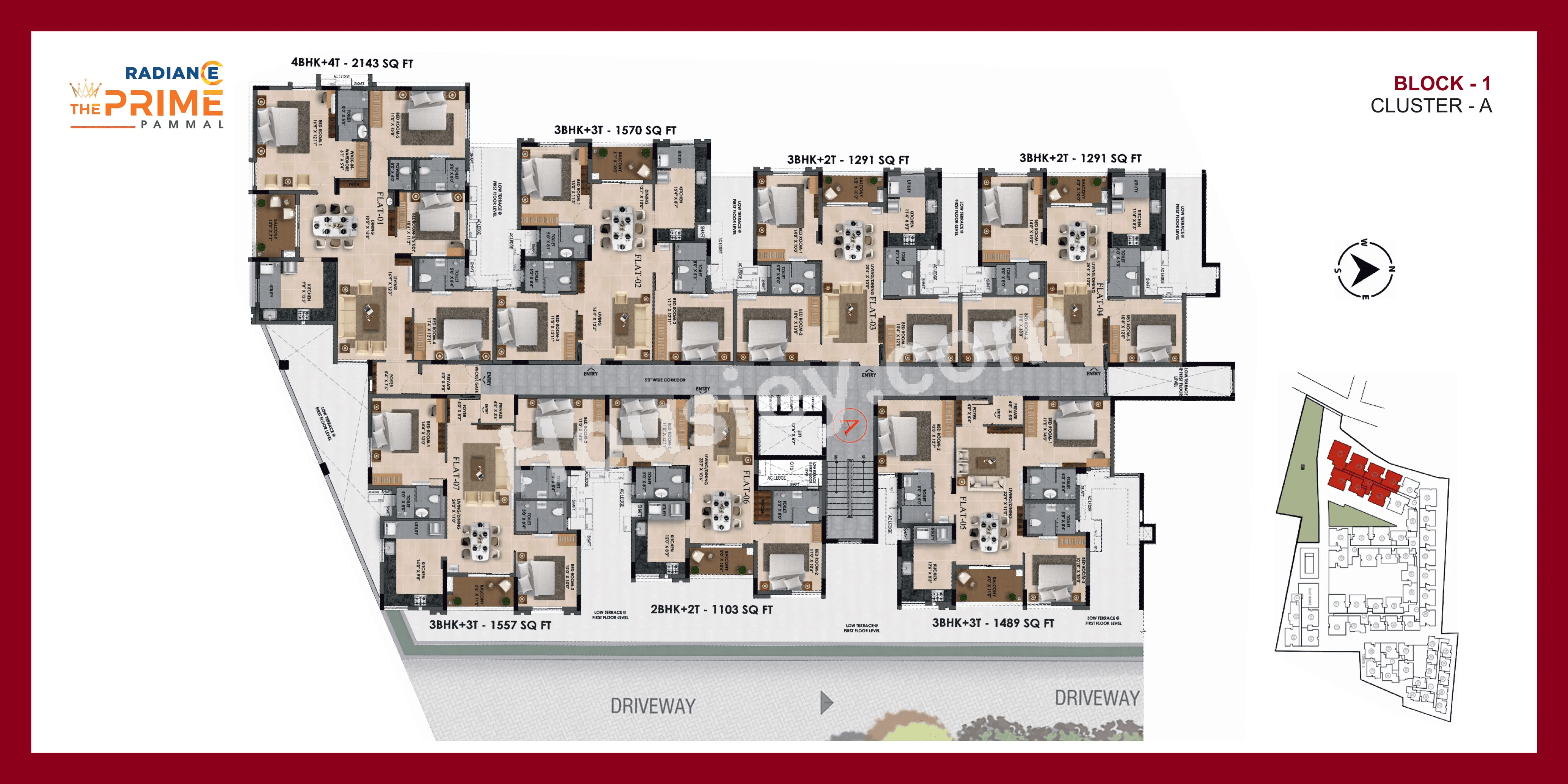 Radiance The Prime Floor plan 2