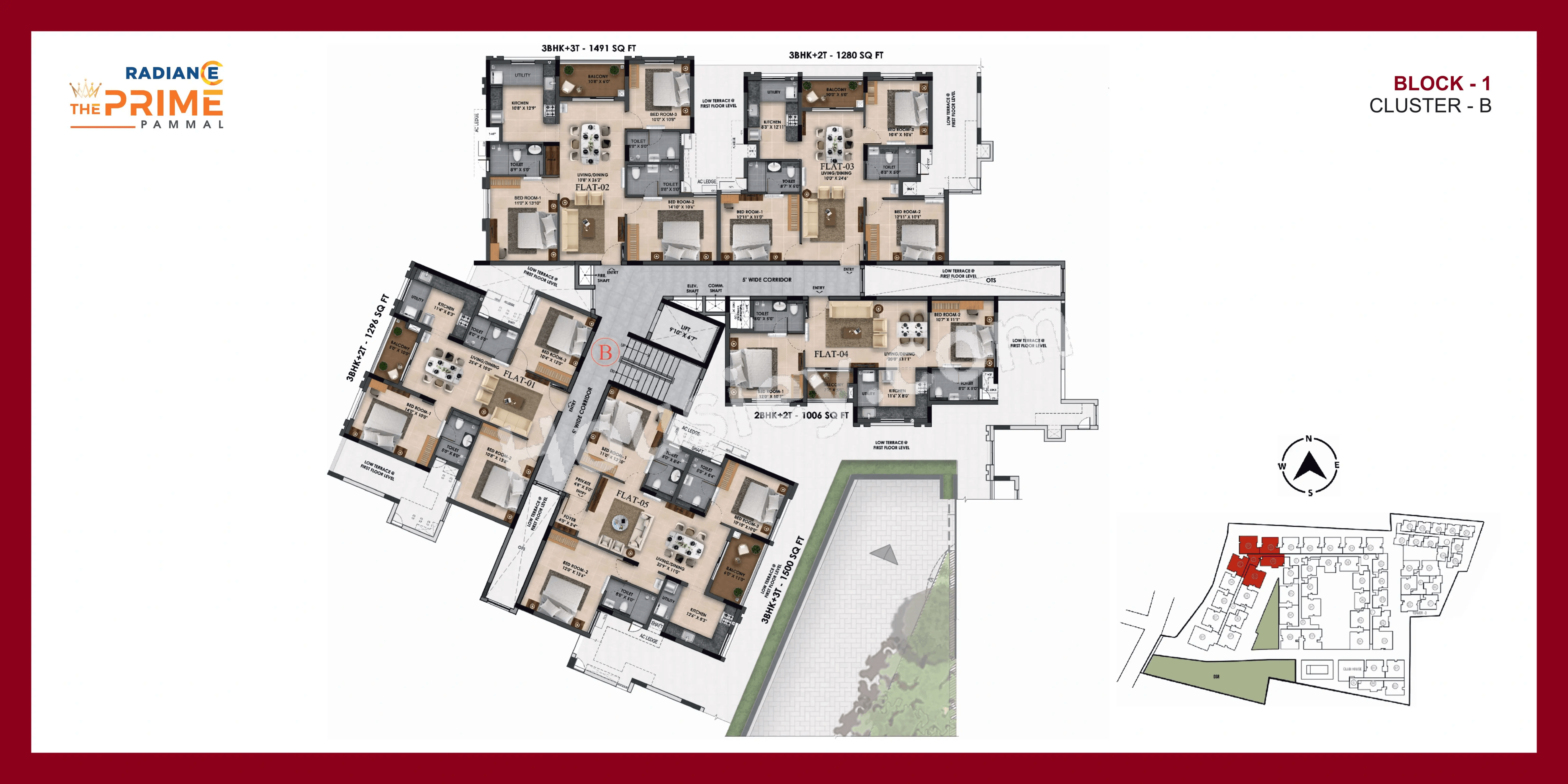 Radiance The Prime Floor plan 3