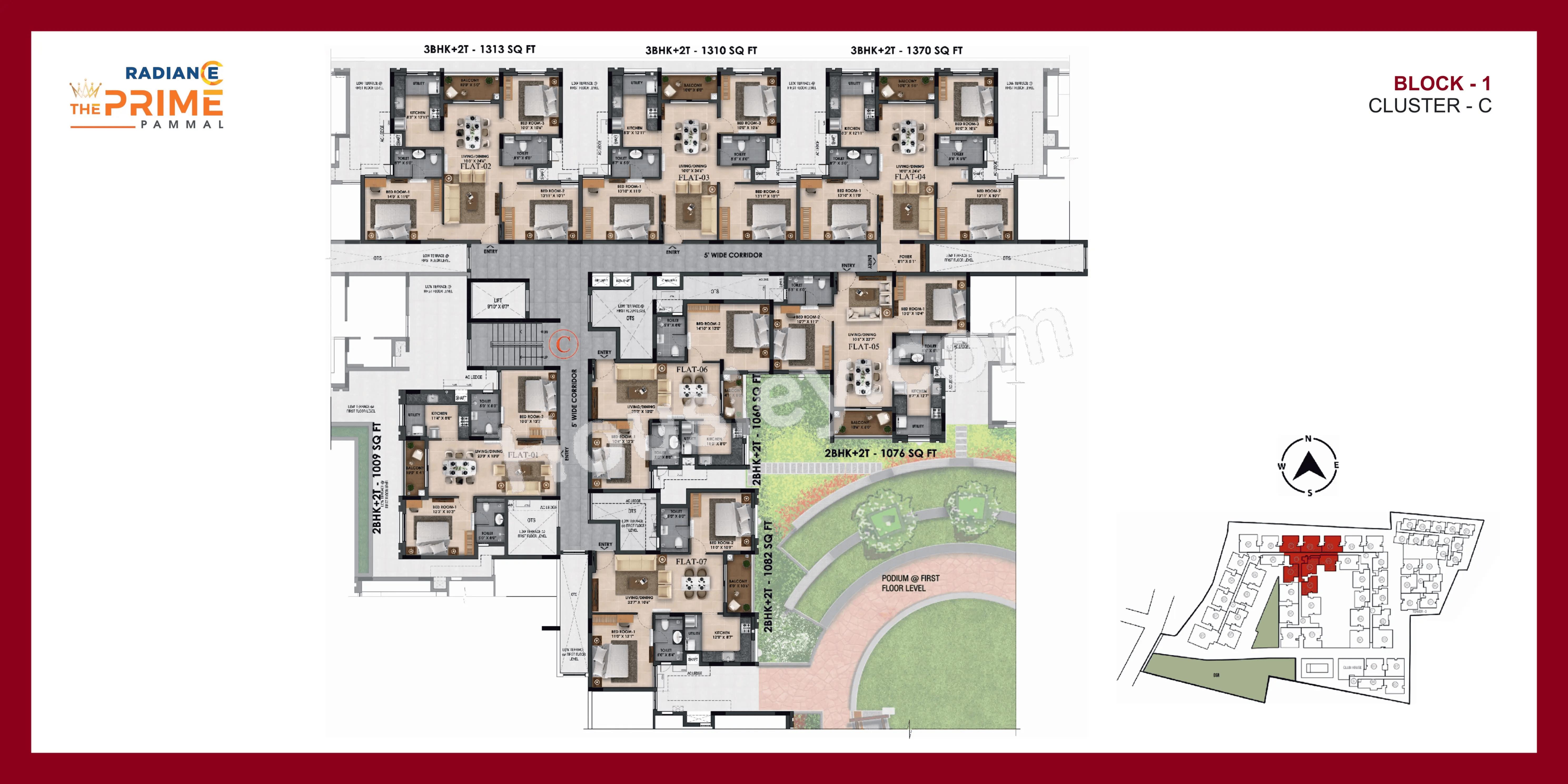 Radiance The Prime Floor plan 4
