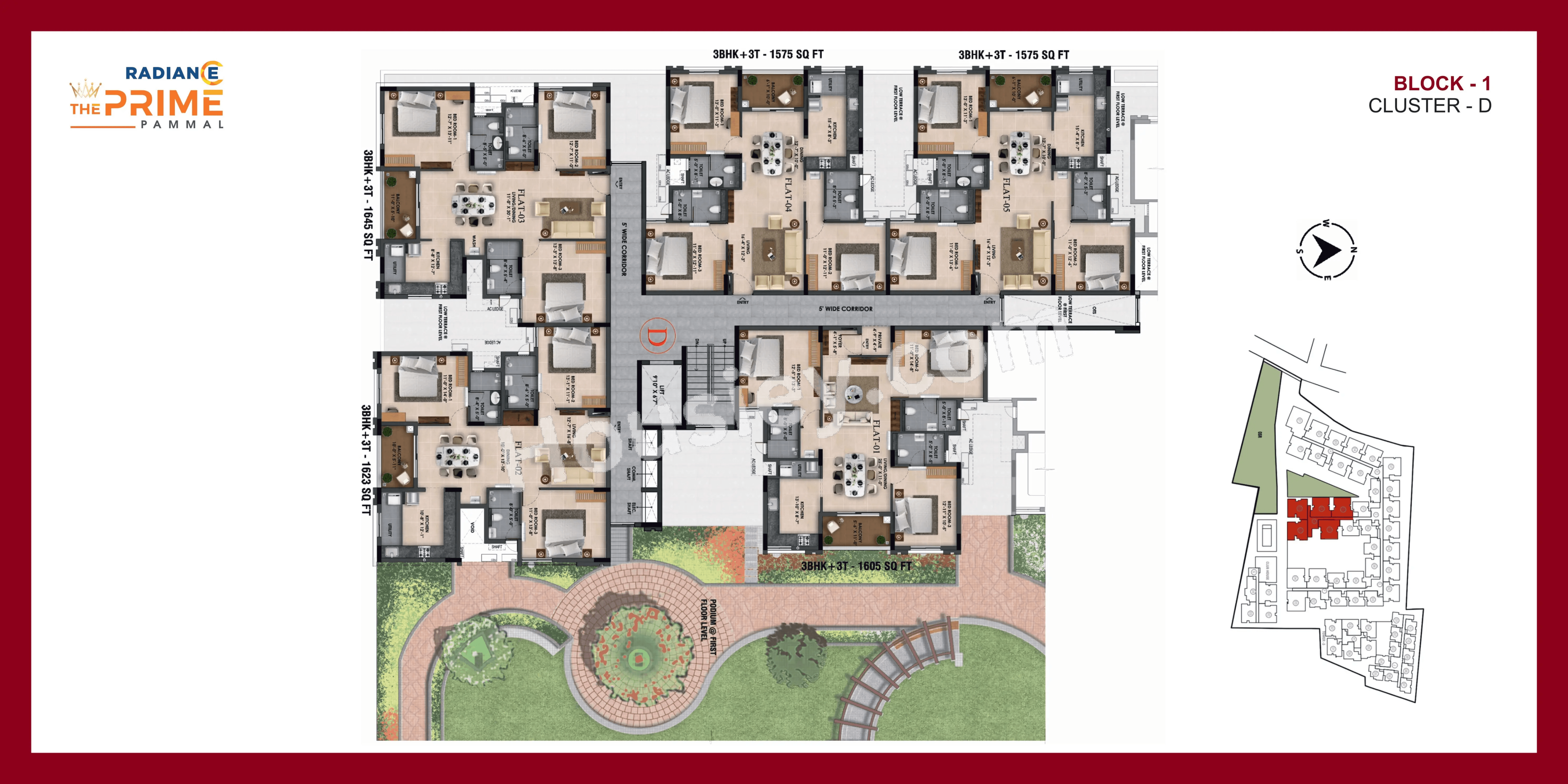 Radiance The Prime Floor plan 5