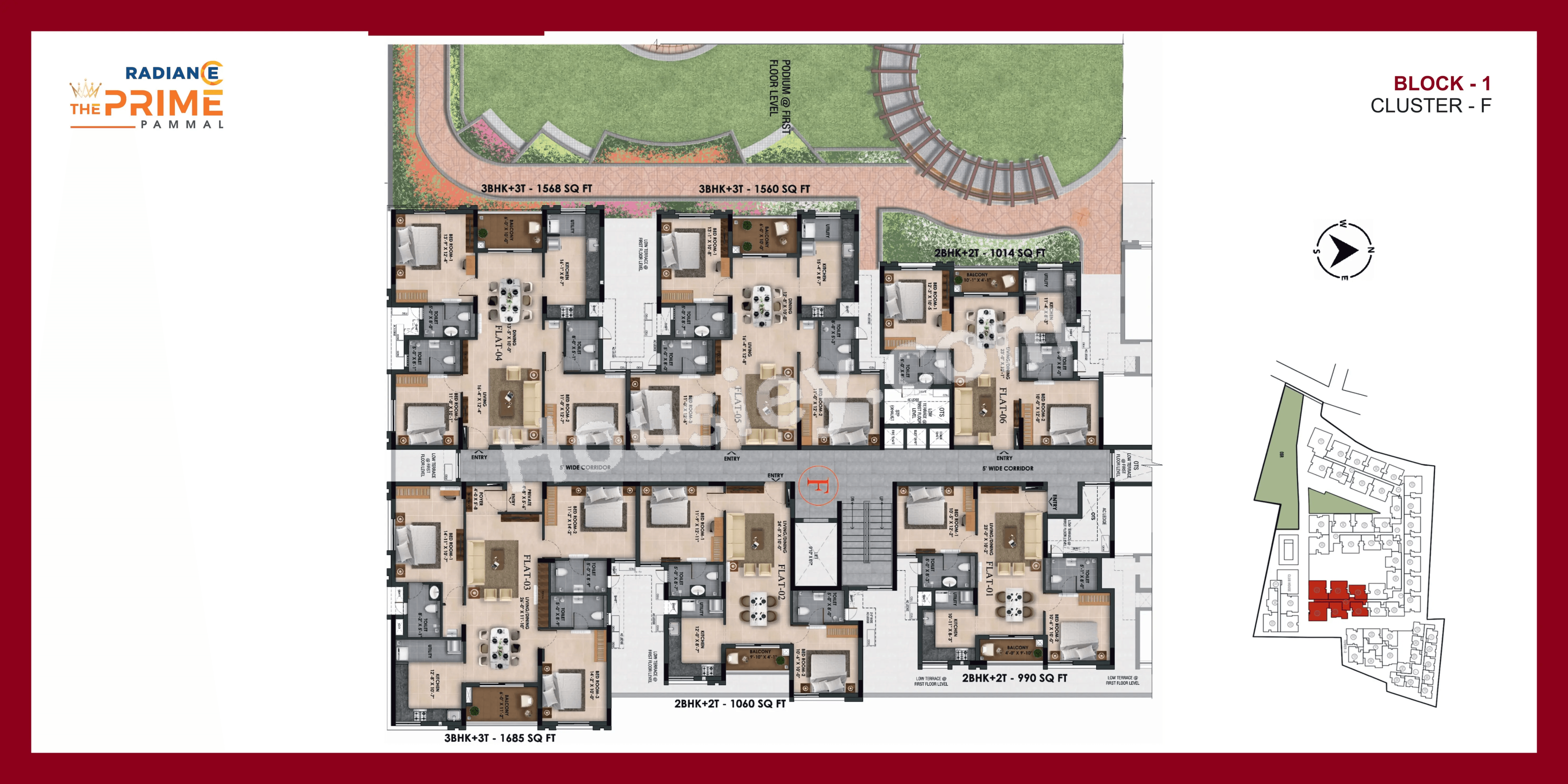 Radiance The Prime Floor plan 7