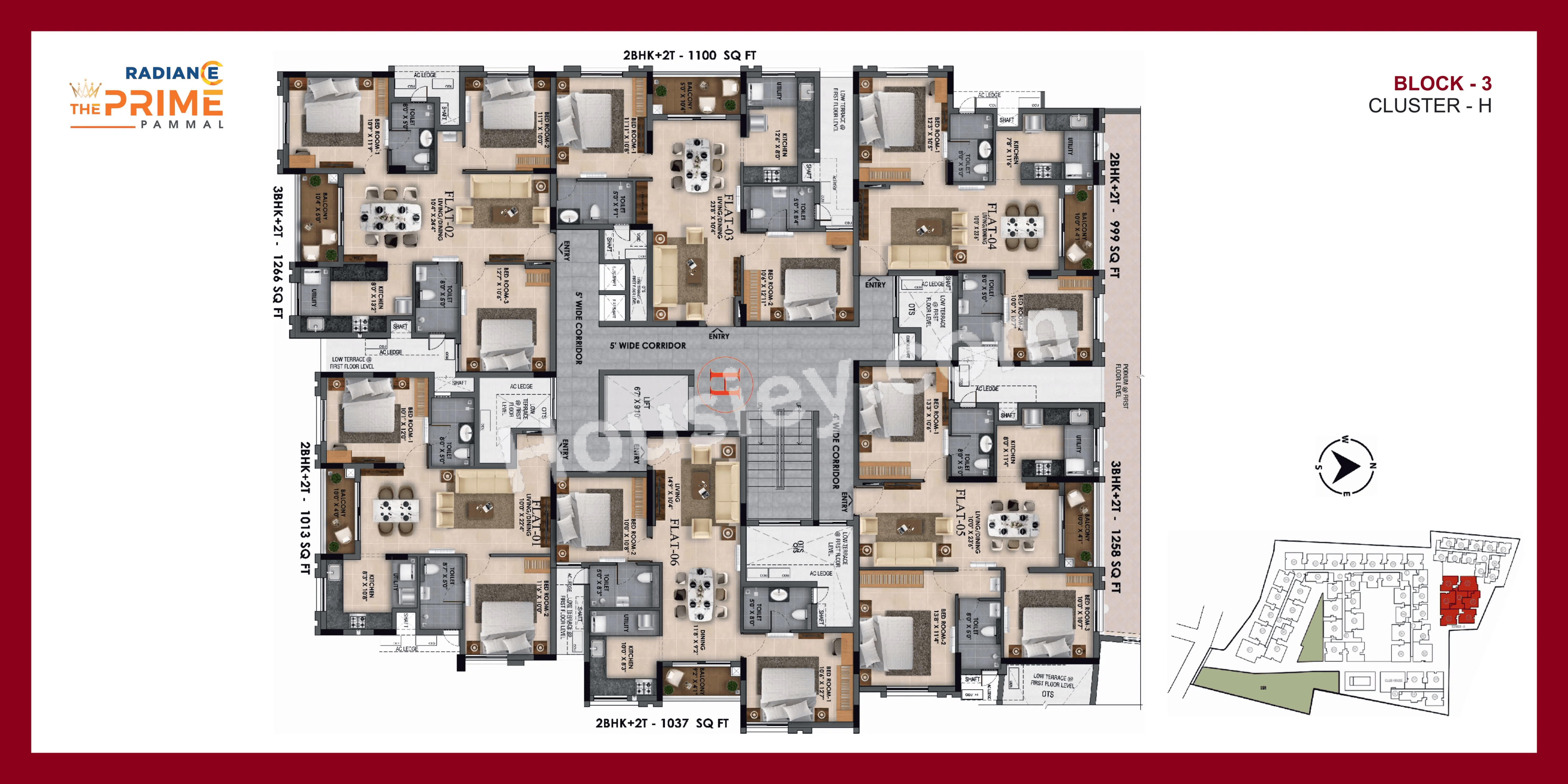 Radiance The Prime Floor plan 9
