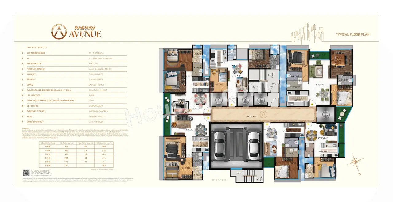 Raghav Avenue Floor Plan