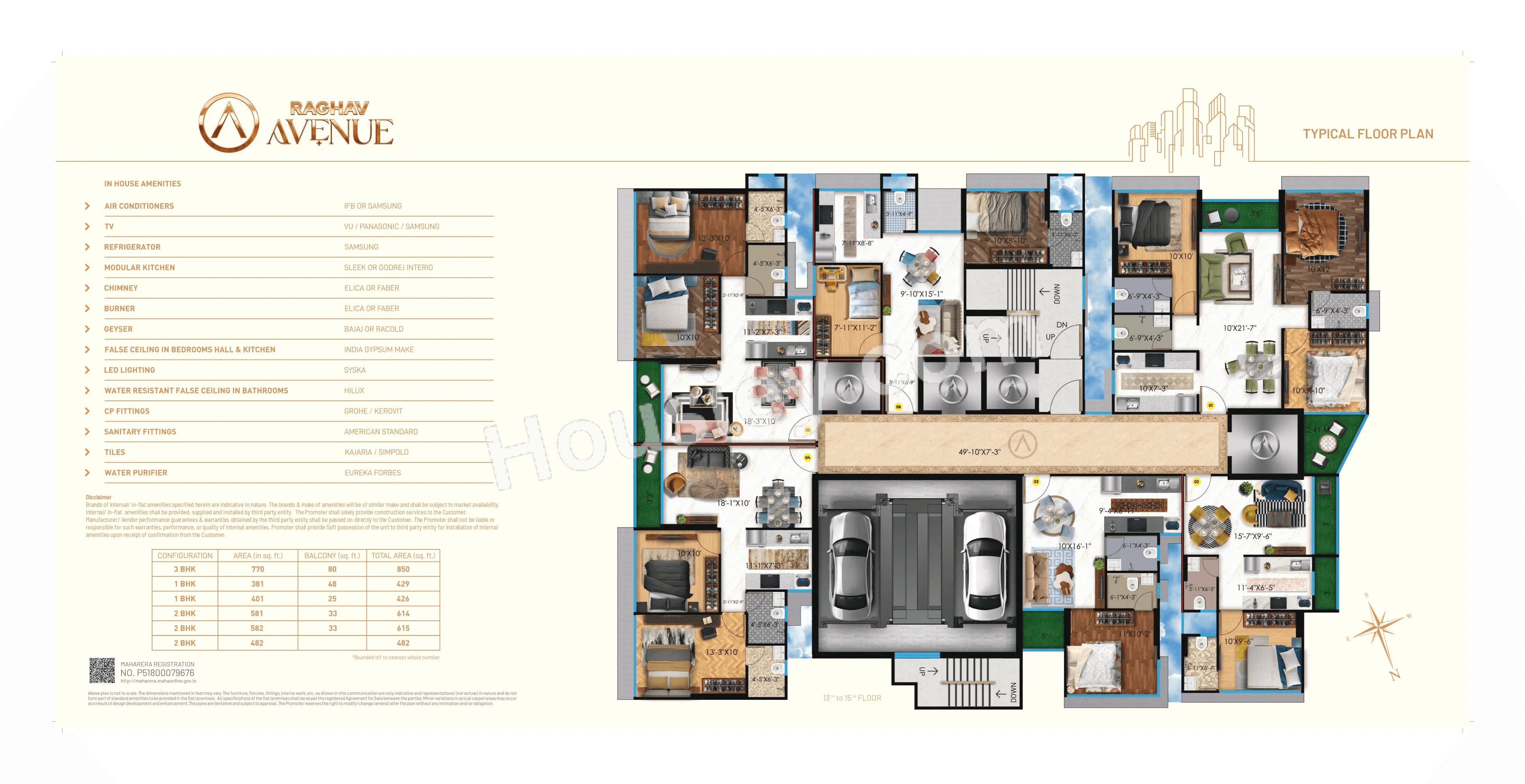 Raghav Avenue Floor Plan