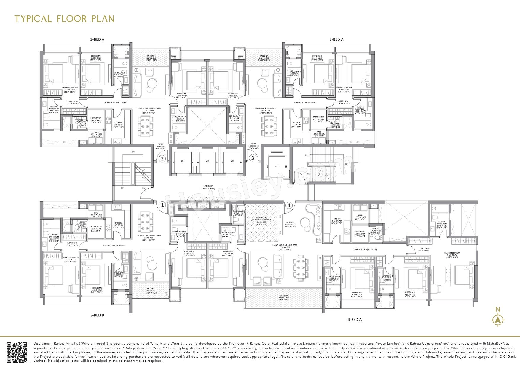 Raheja Amaltis Floor plan 2