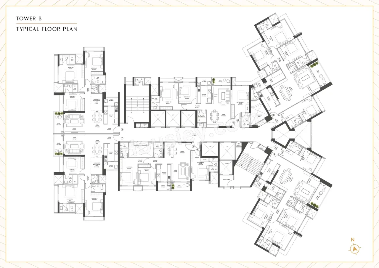 Raheja Antares Floor Plan