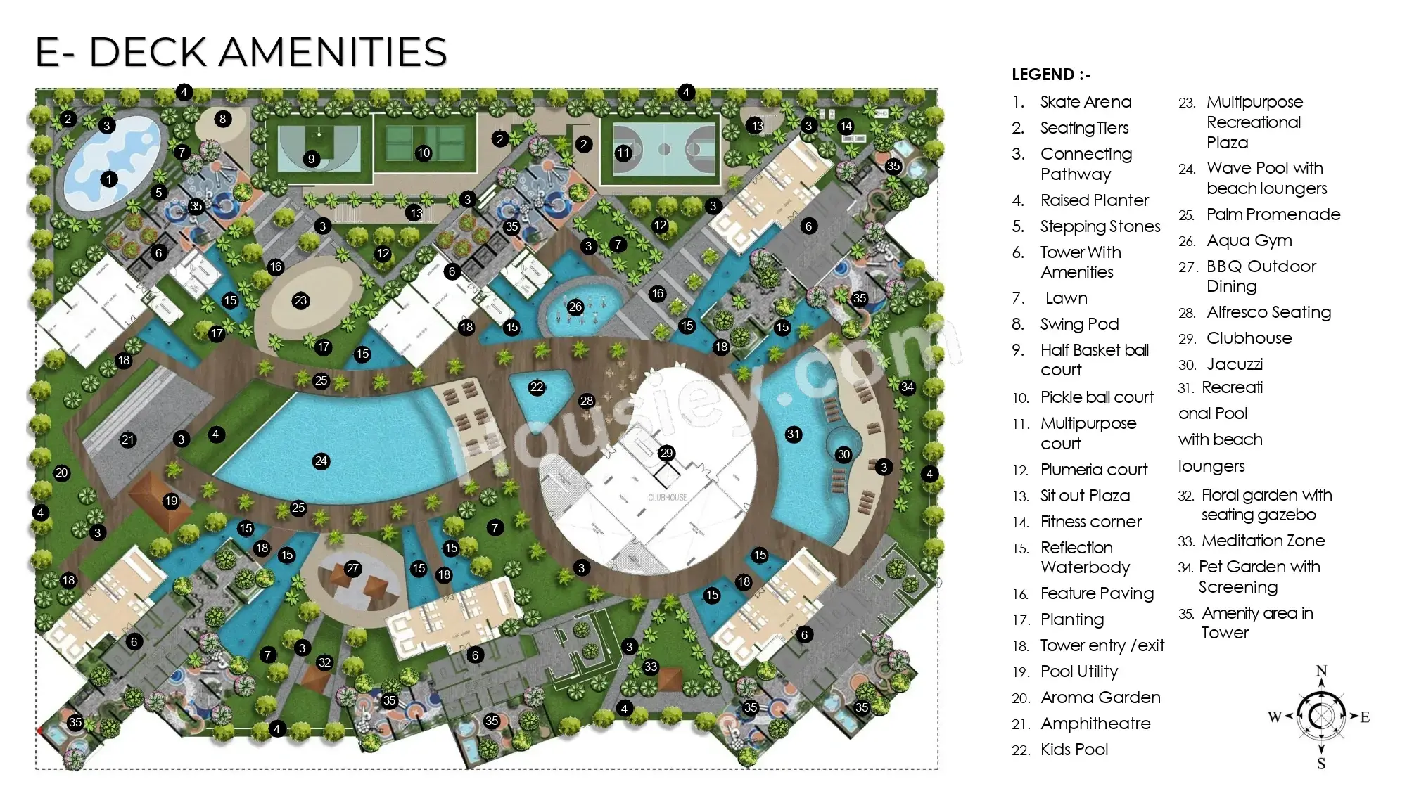 Raheja Atlantis Floor plan 1