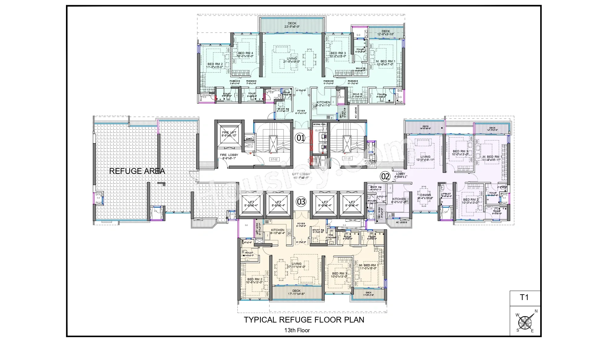 Raheja Atlantis Floor plan 5