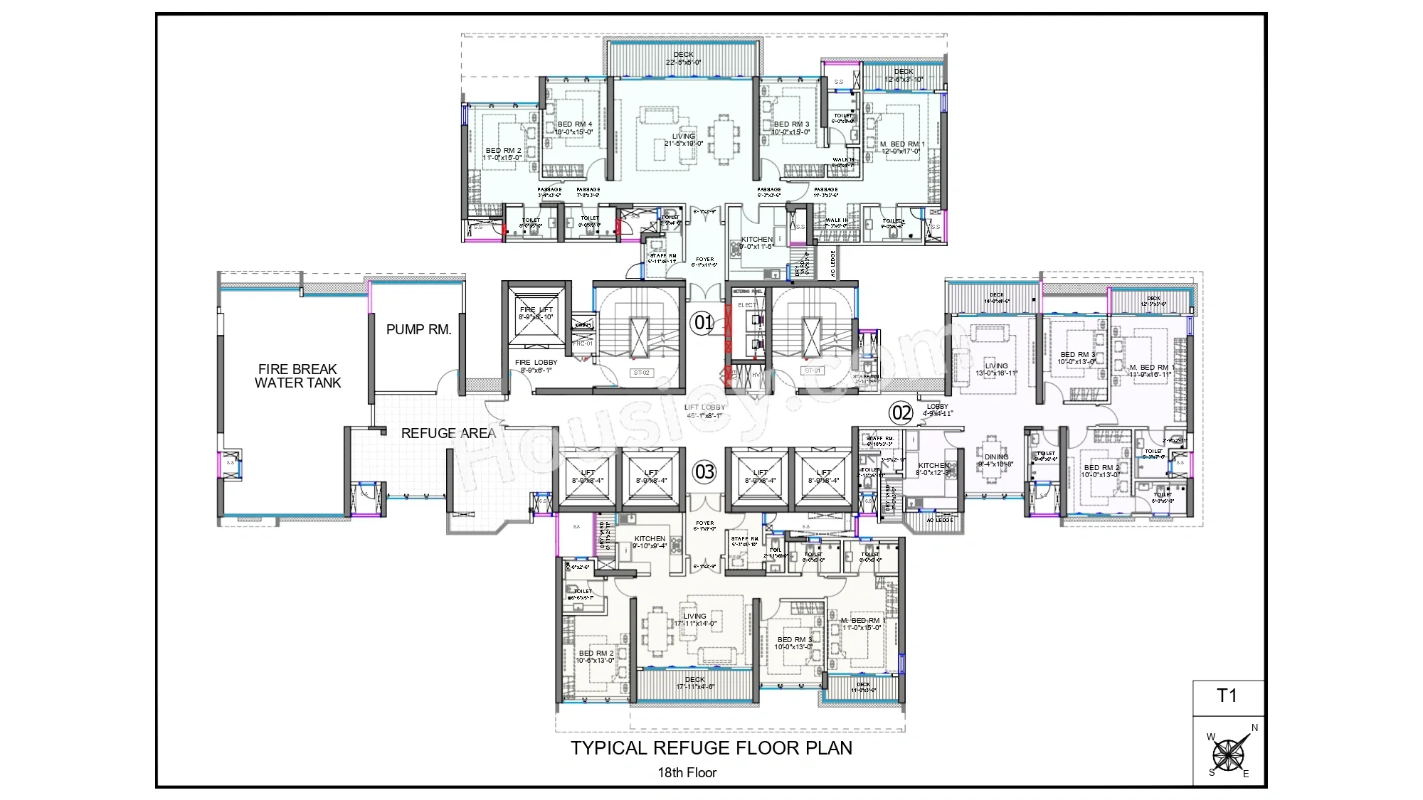 Raheja Atlantis Floor plan 6