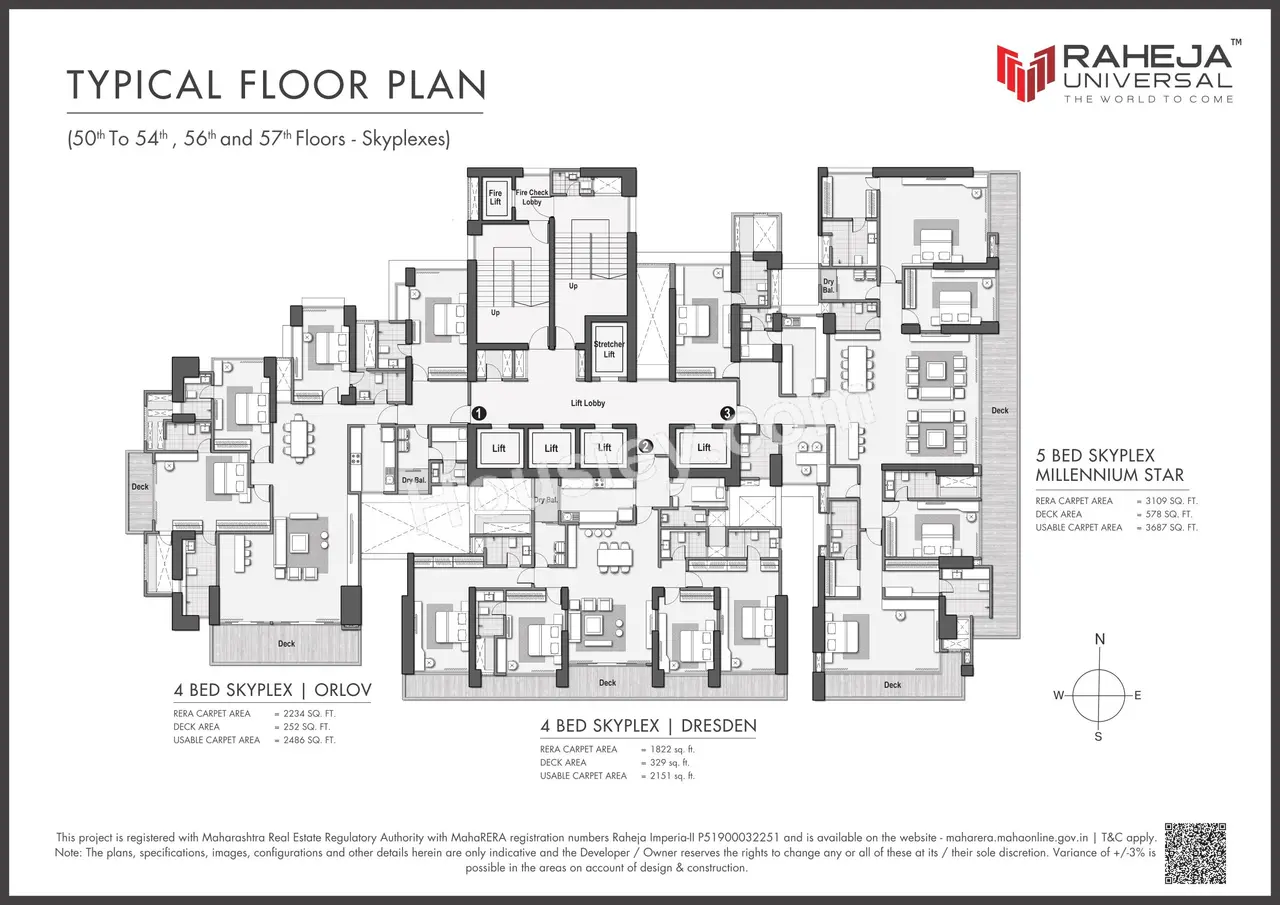 Raheja The Riviere Floor Plan
