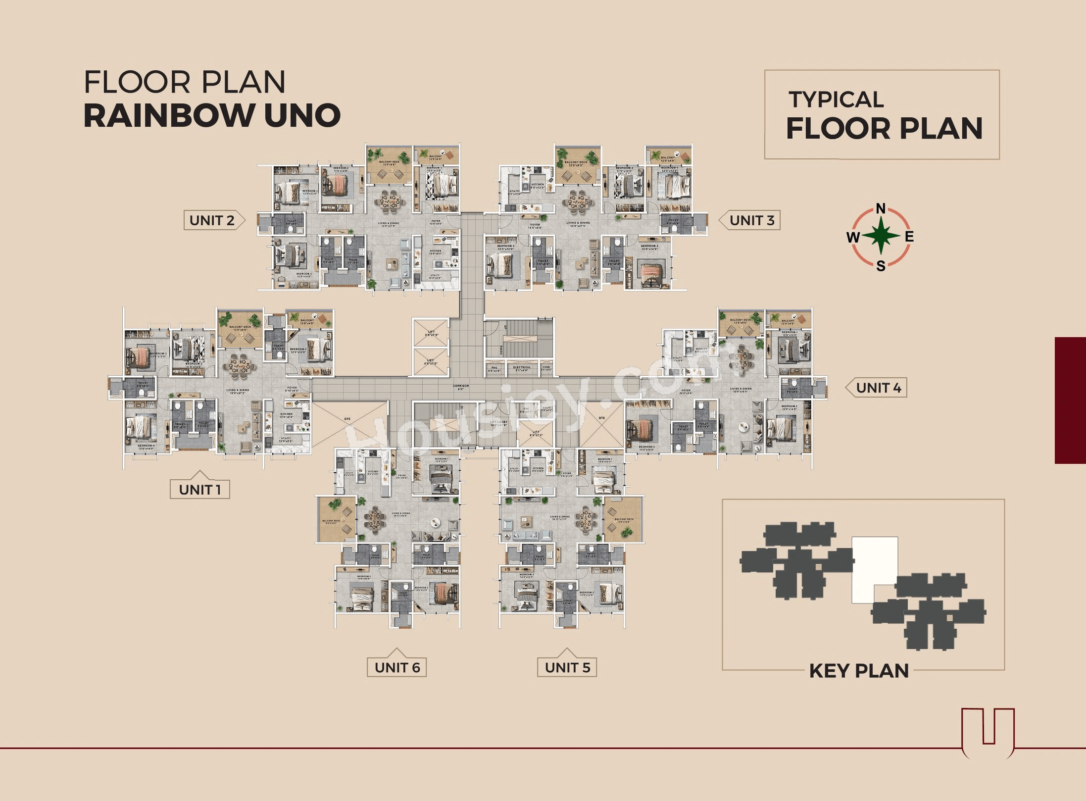 Rainvas Rainbow Uno Floor Plan