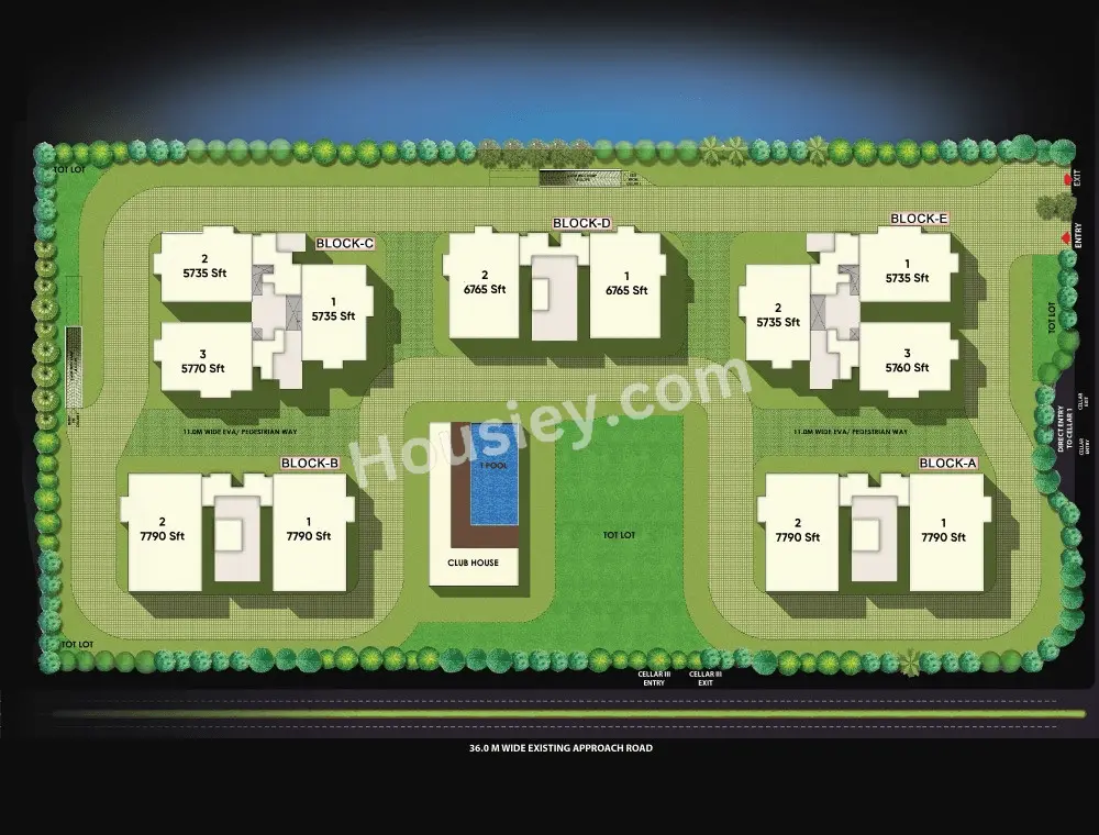 Rajapushpa Casa Luxura Master Plan