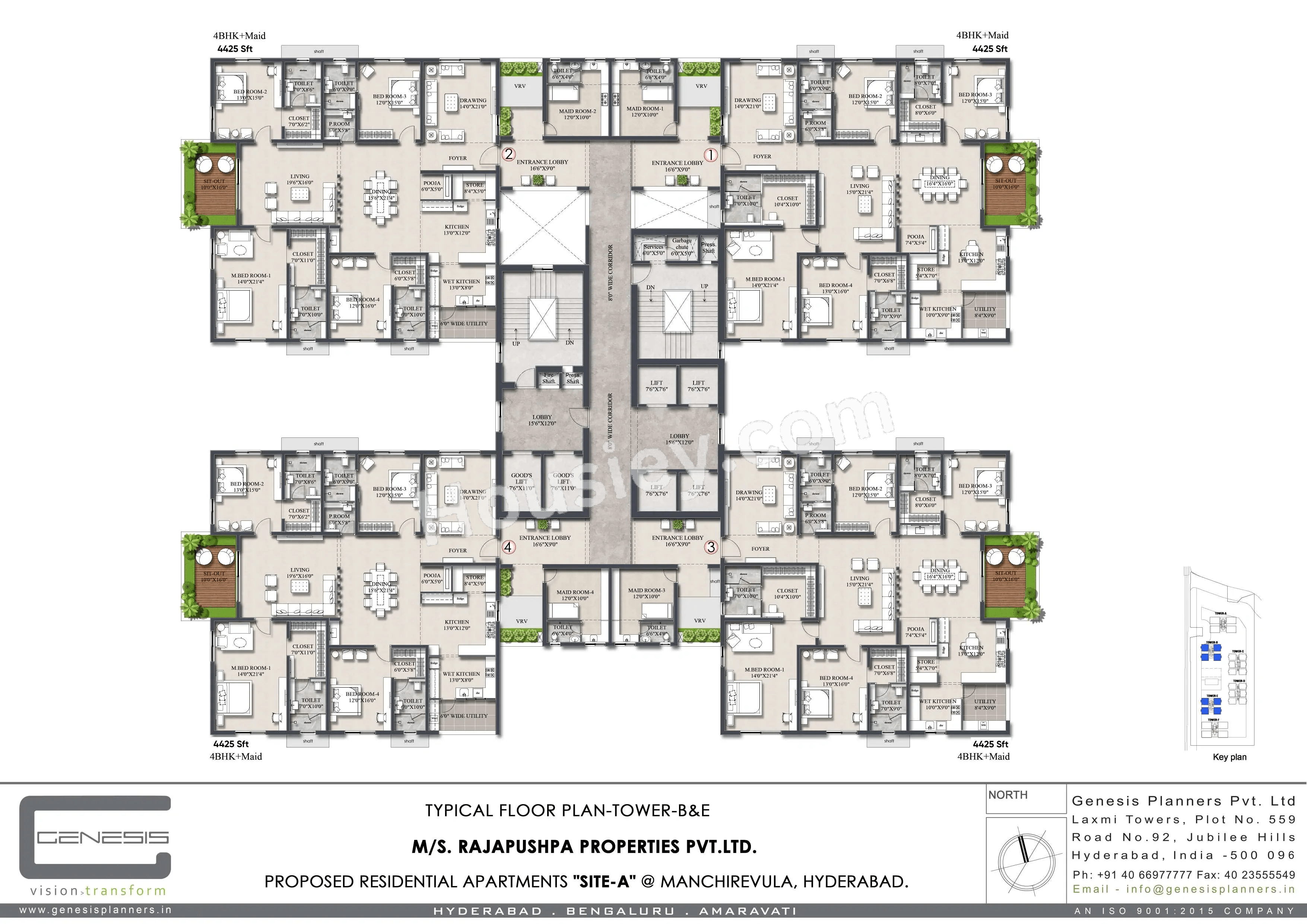 Rajapushpa Infina Floor plan 2