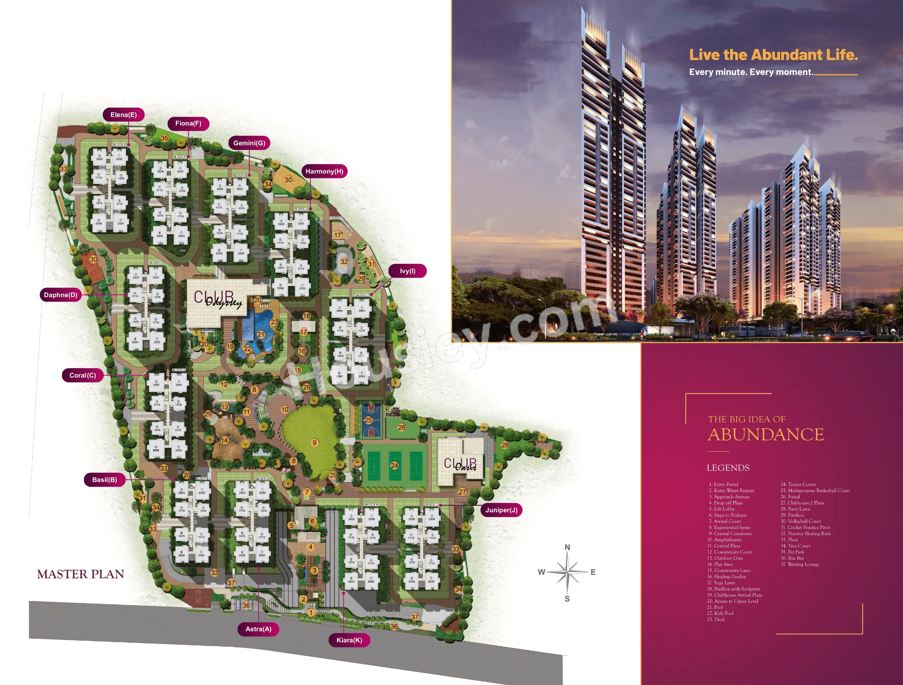 Rajapushpa Provincia Floor plan 1