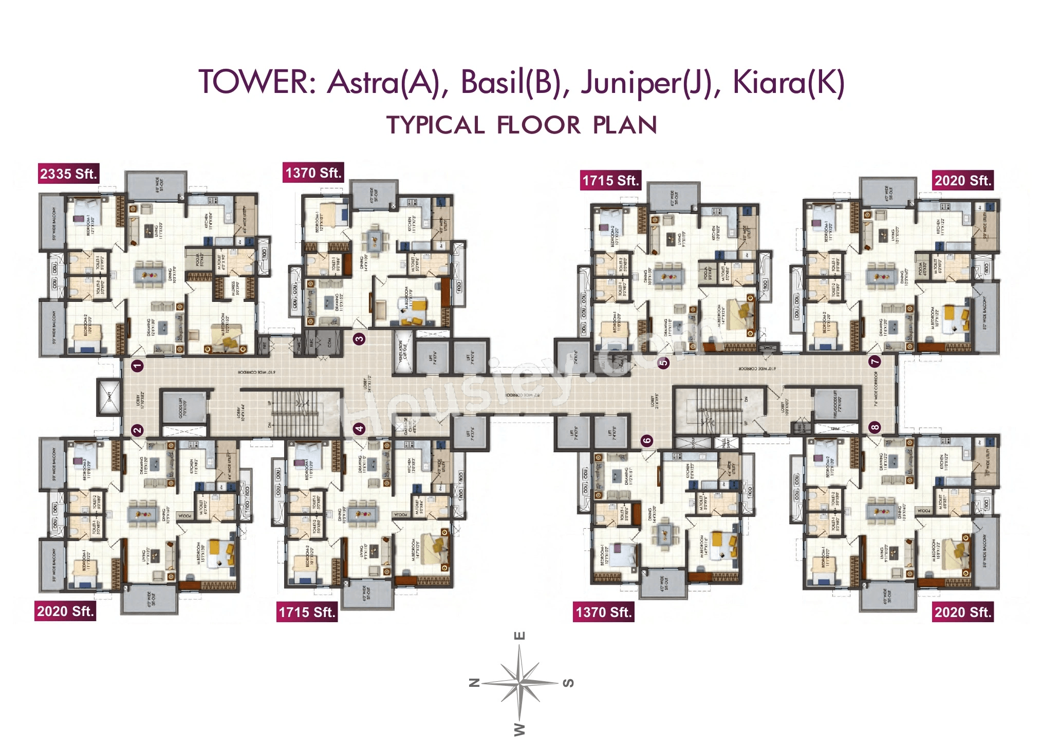 Rajapushpa Provincia Floor plan 2
