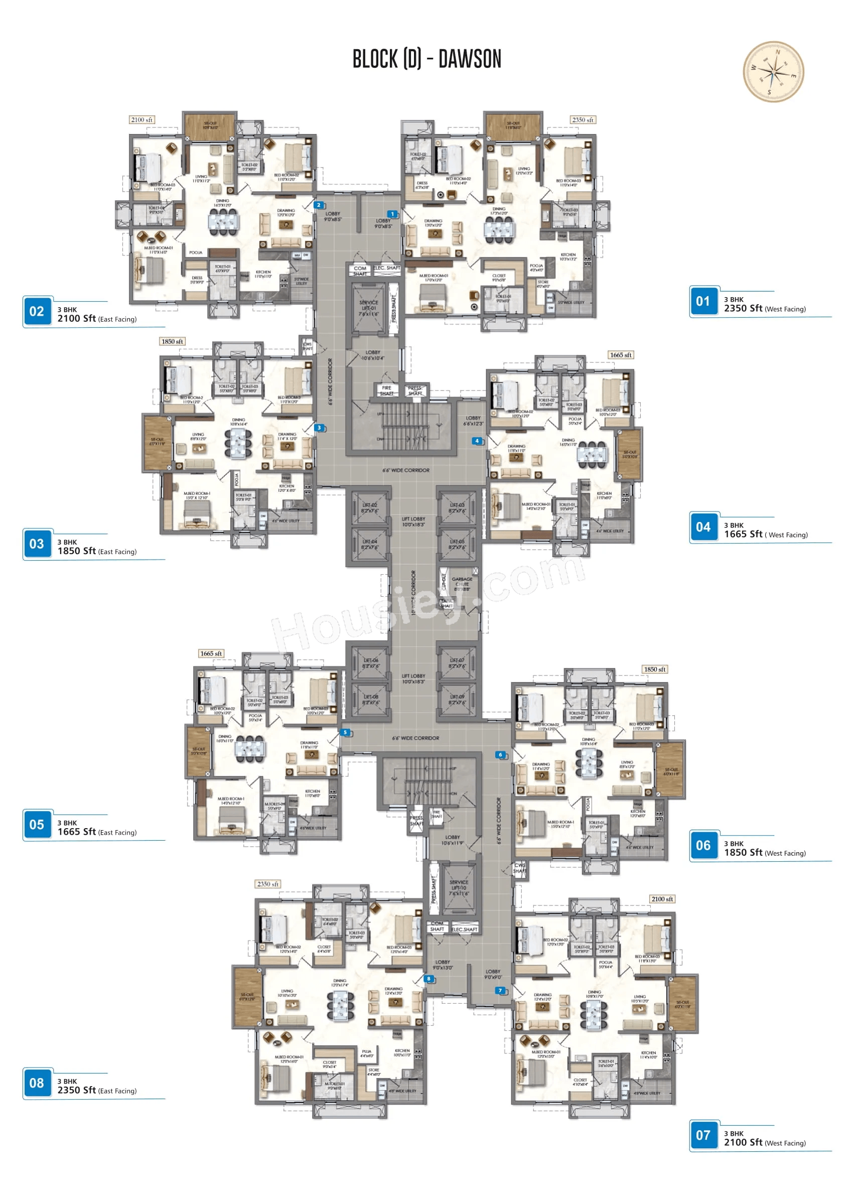Rajapushpa Sierra Floor plan 3