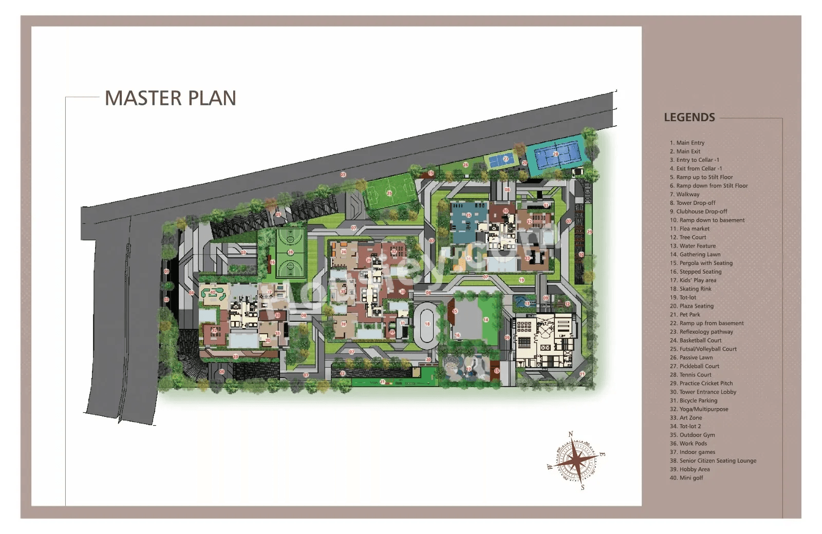 Rajapushpa Skyra Floor plan 1