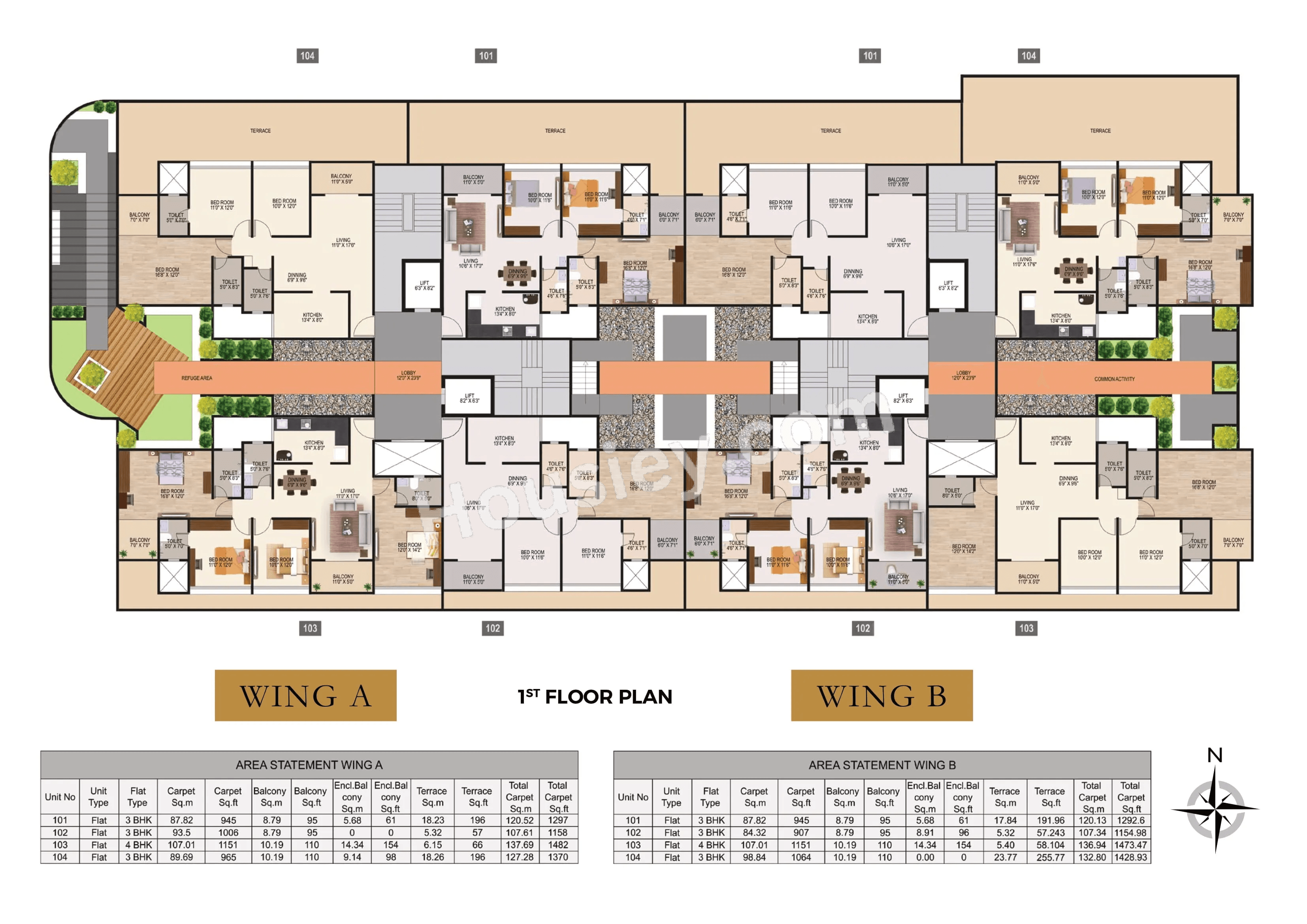 Ram India Address One Floor plan 1