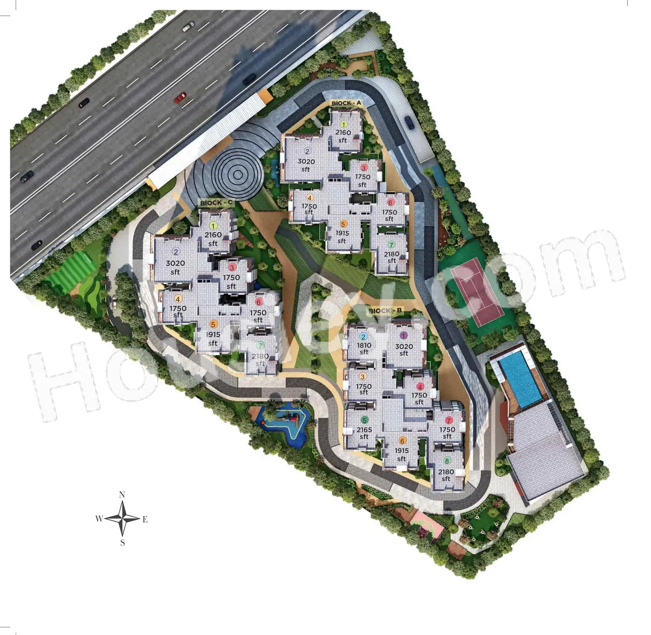 Ramky One Odyssey Floor Plan
