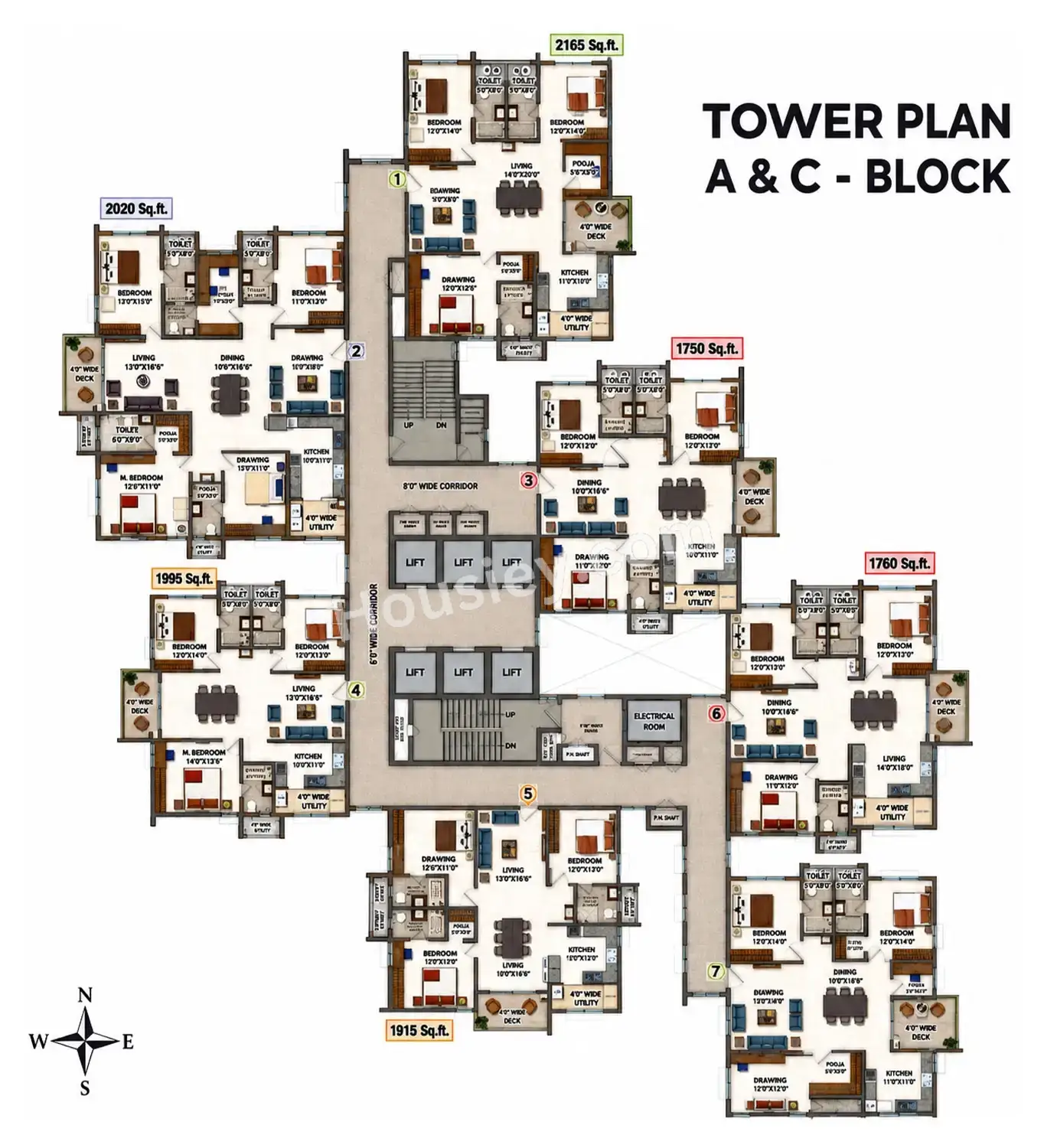 Ramky One Odyssey Floor plan 1