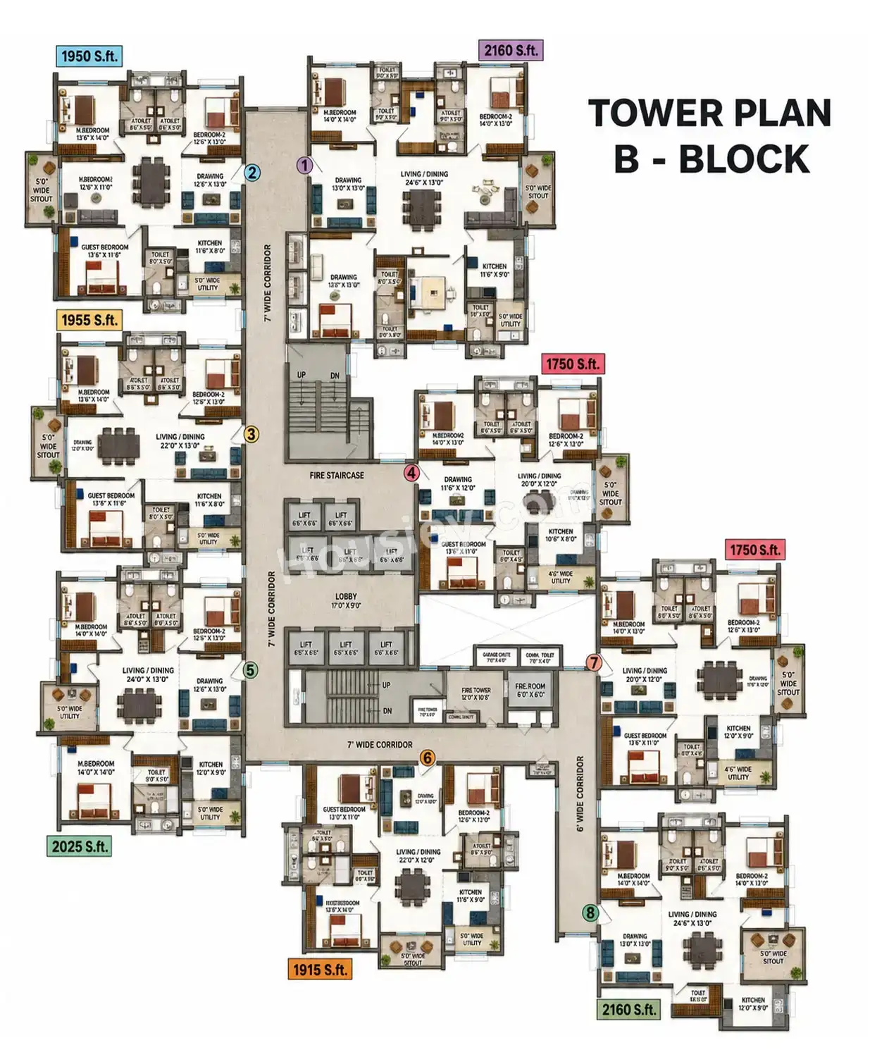 Ramky One Odyssey Floor plan 2