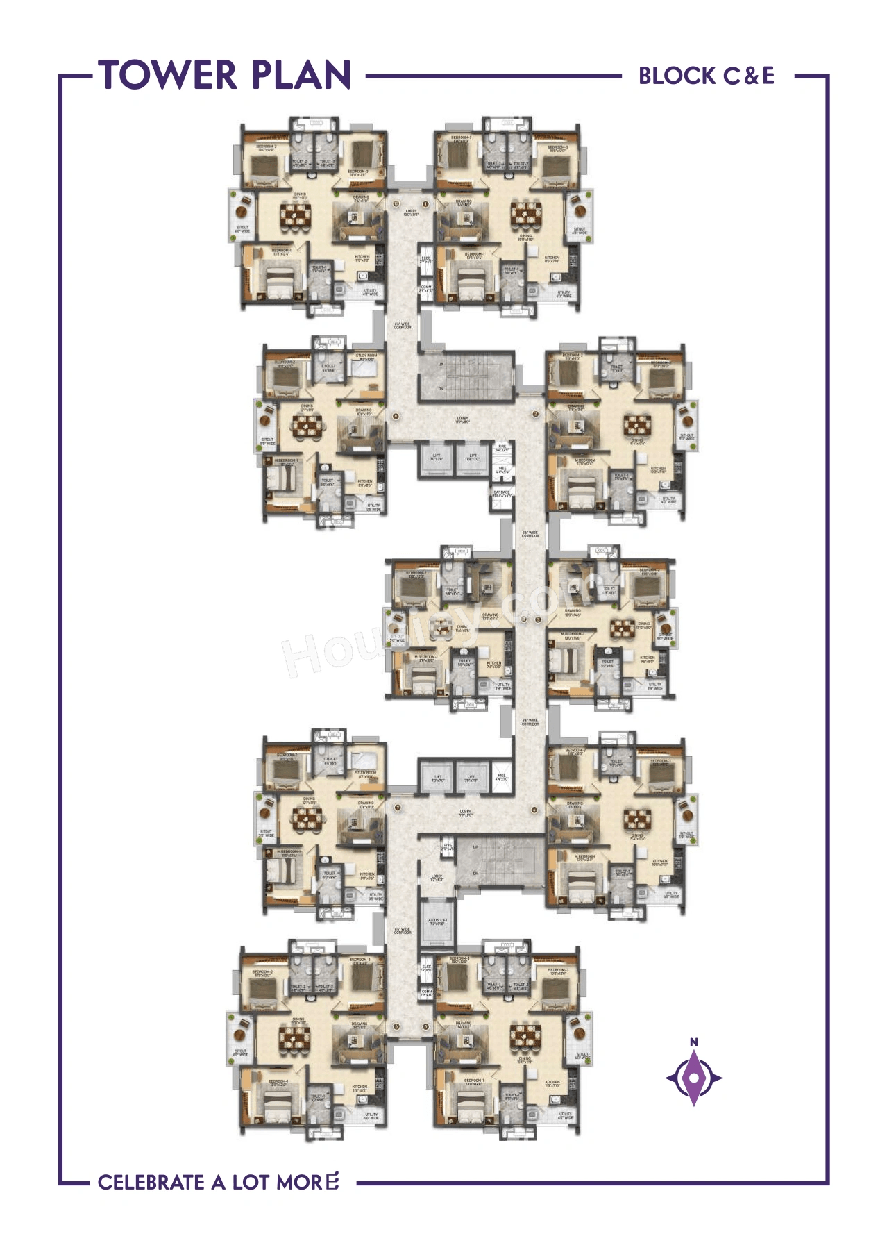 Ramky One Symphony Floor plan 3