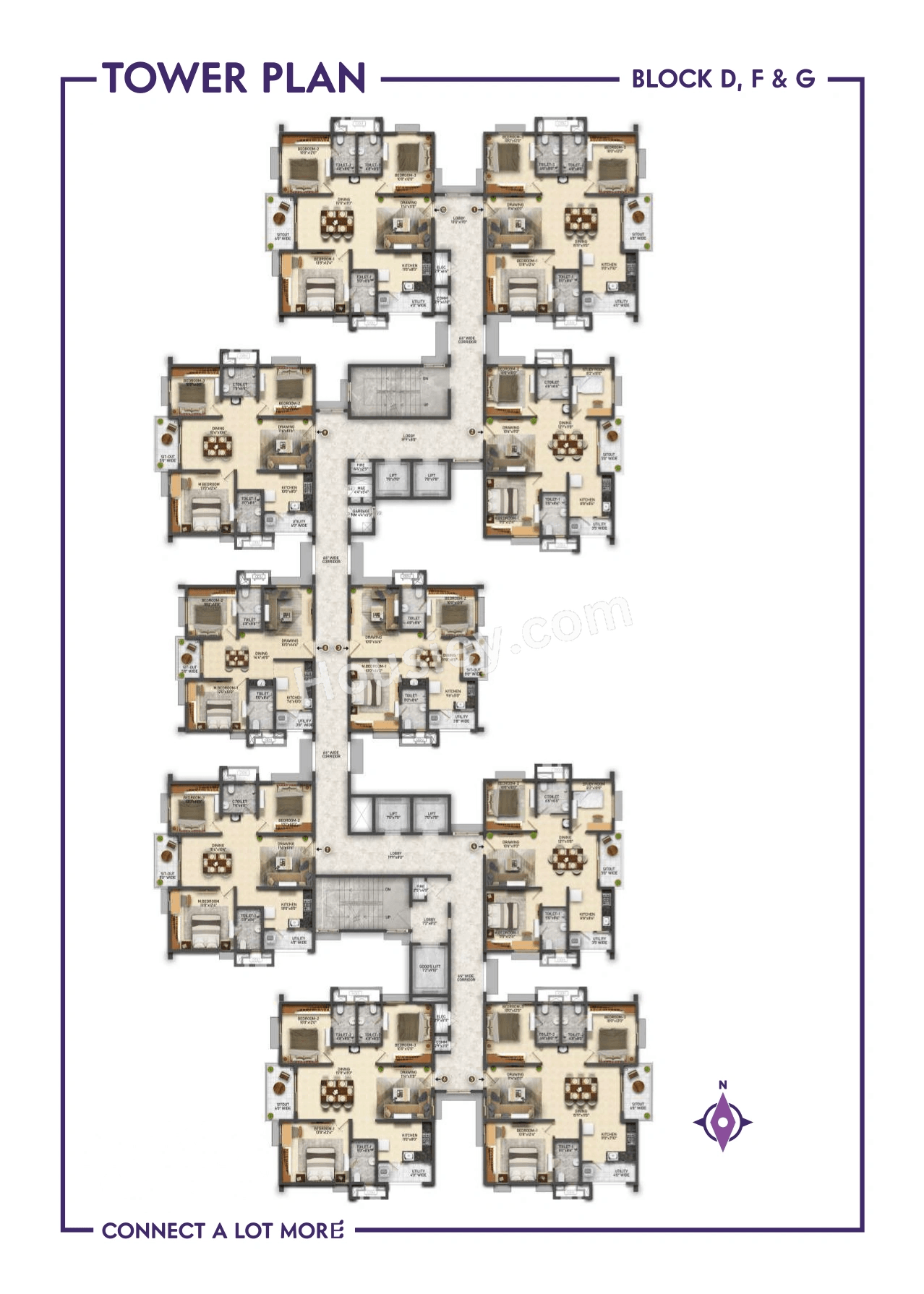 Ramky One Symphony Floor plan 4