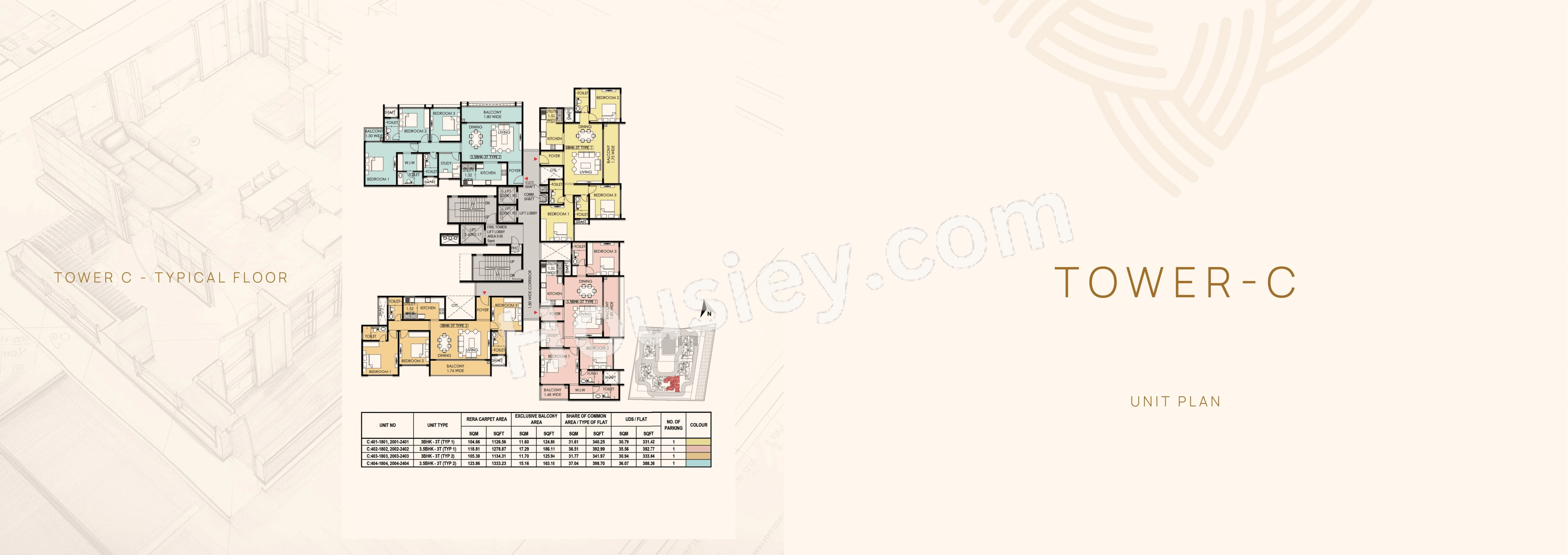 Ramsons East Park Residences Floor plan 3
