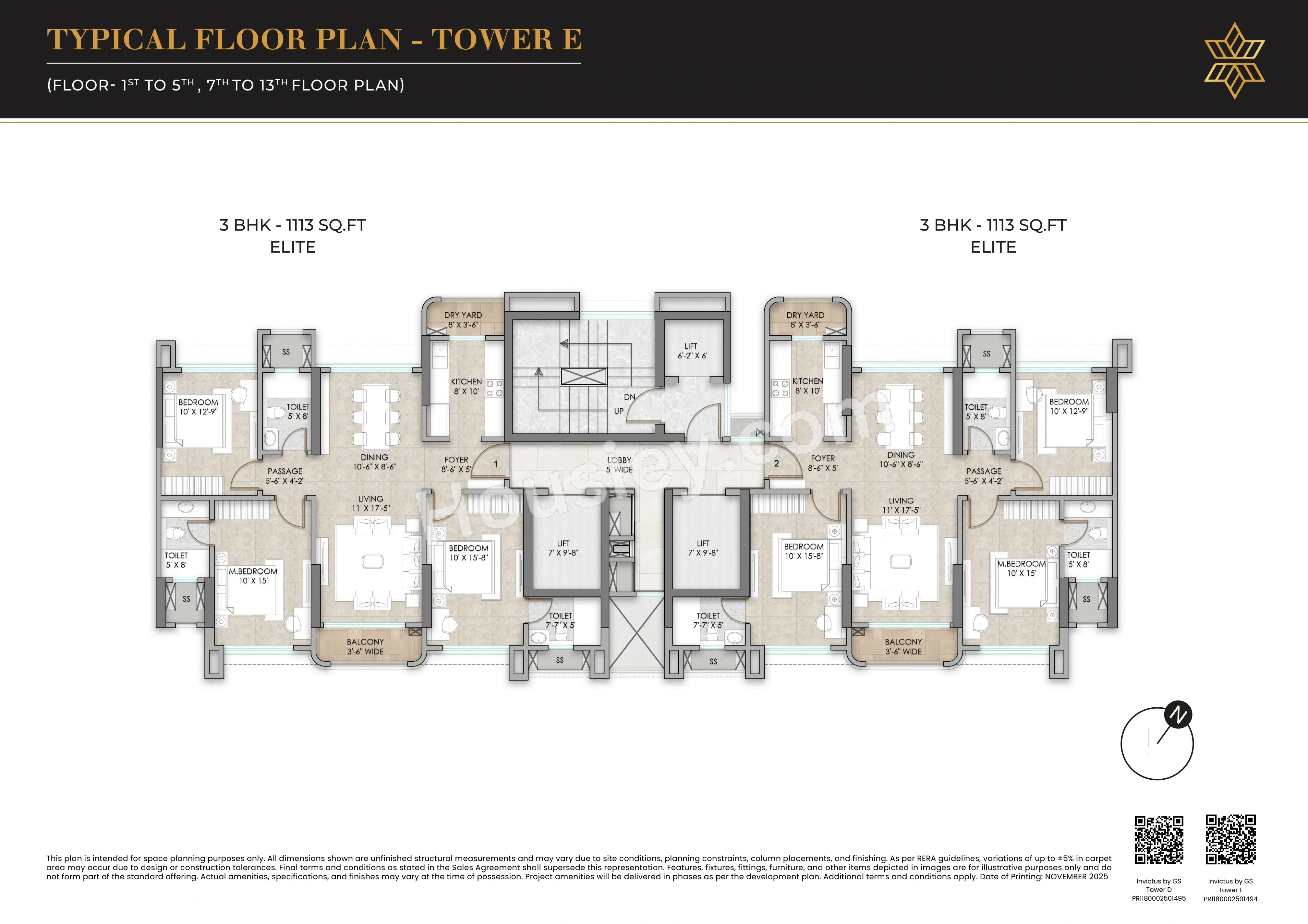 Raymond Invictus by GS Floor plan 5