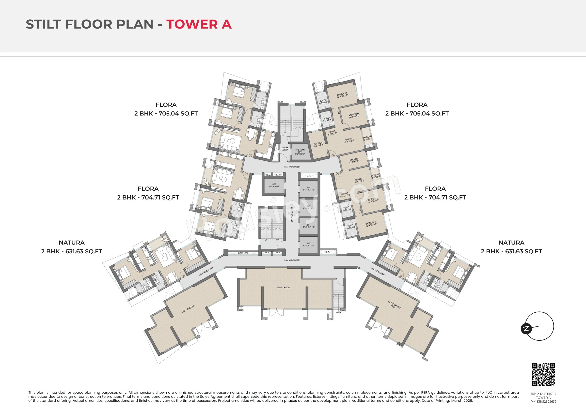 Raymond Ten x District 9 Floor plan 1