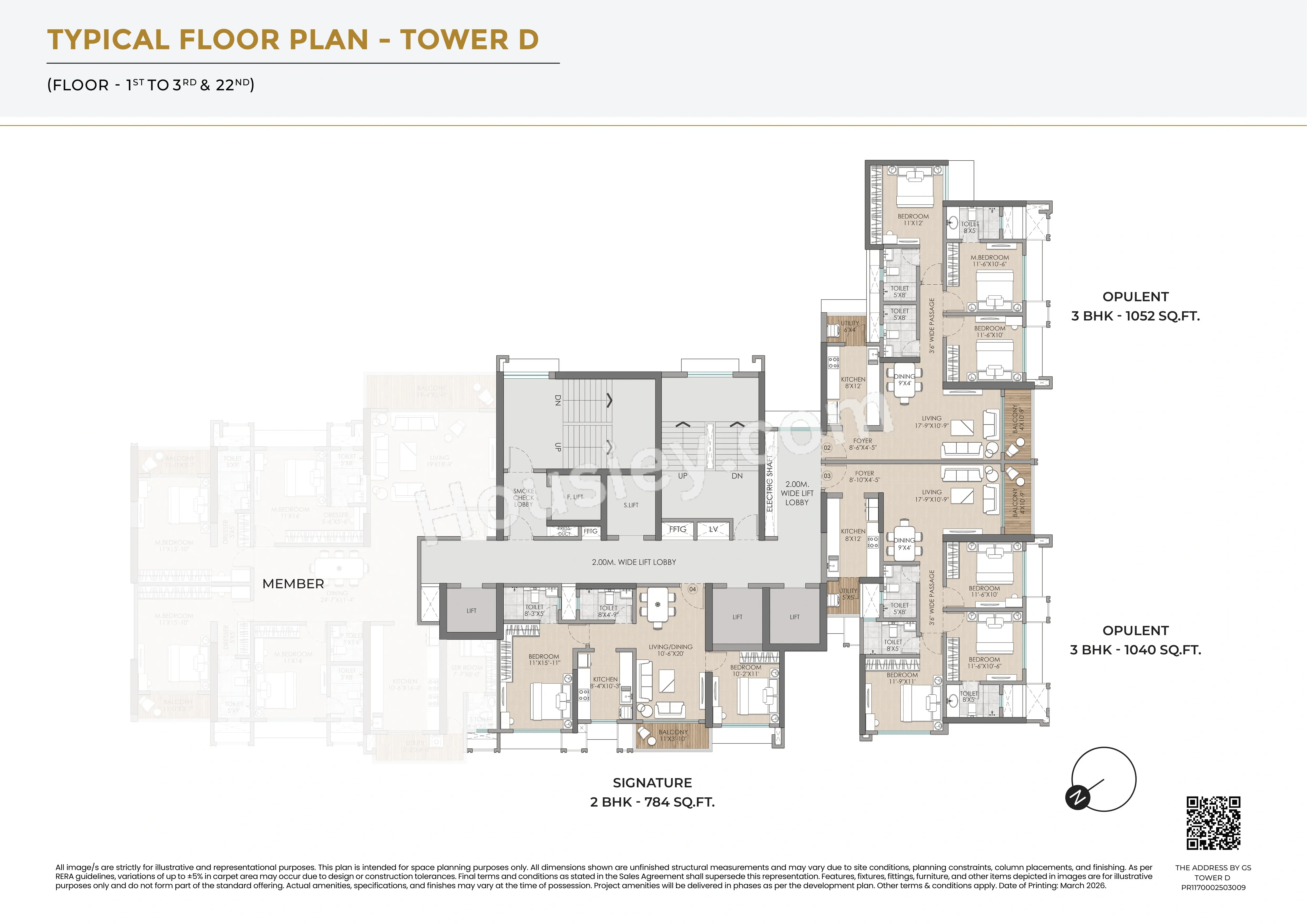 Raymond The Address By GS Sion Floor plan 4