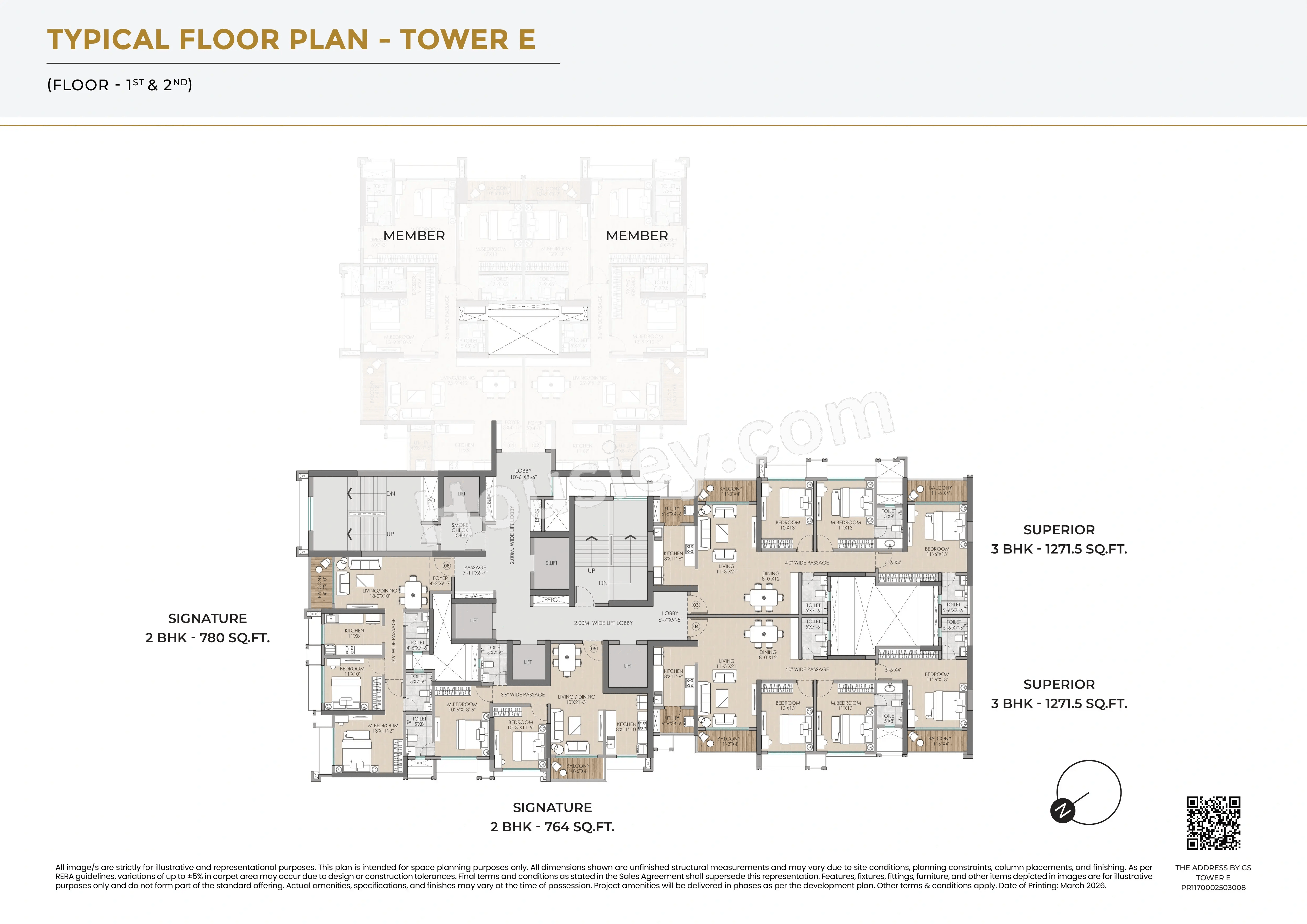 Raymond The Address By GS Sion Floor plan 5