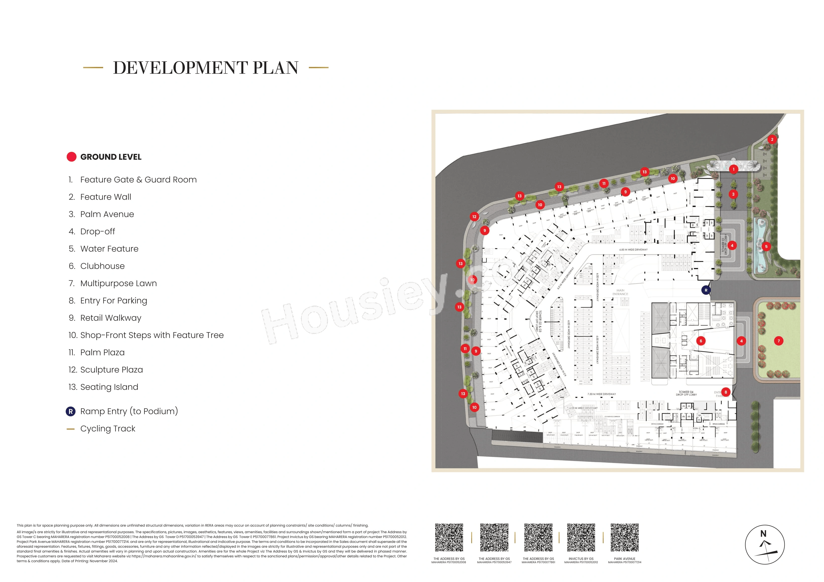 Raymond The Address by GS Floor plan 3
