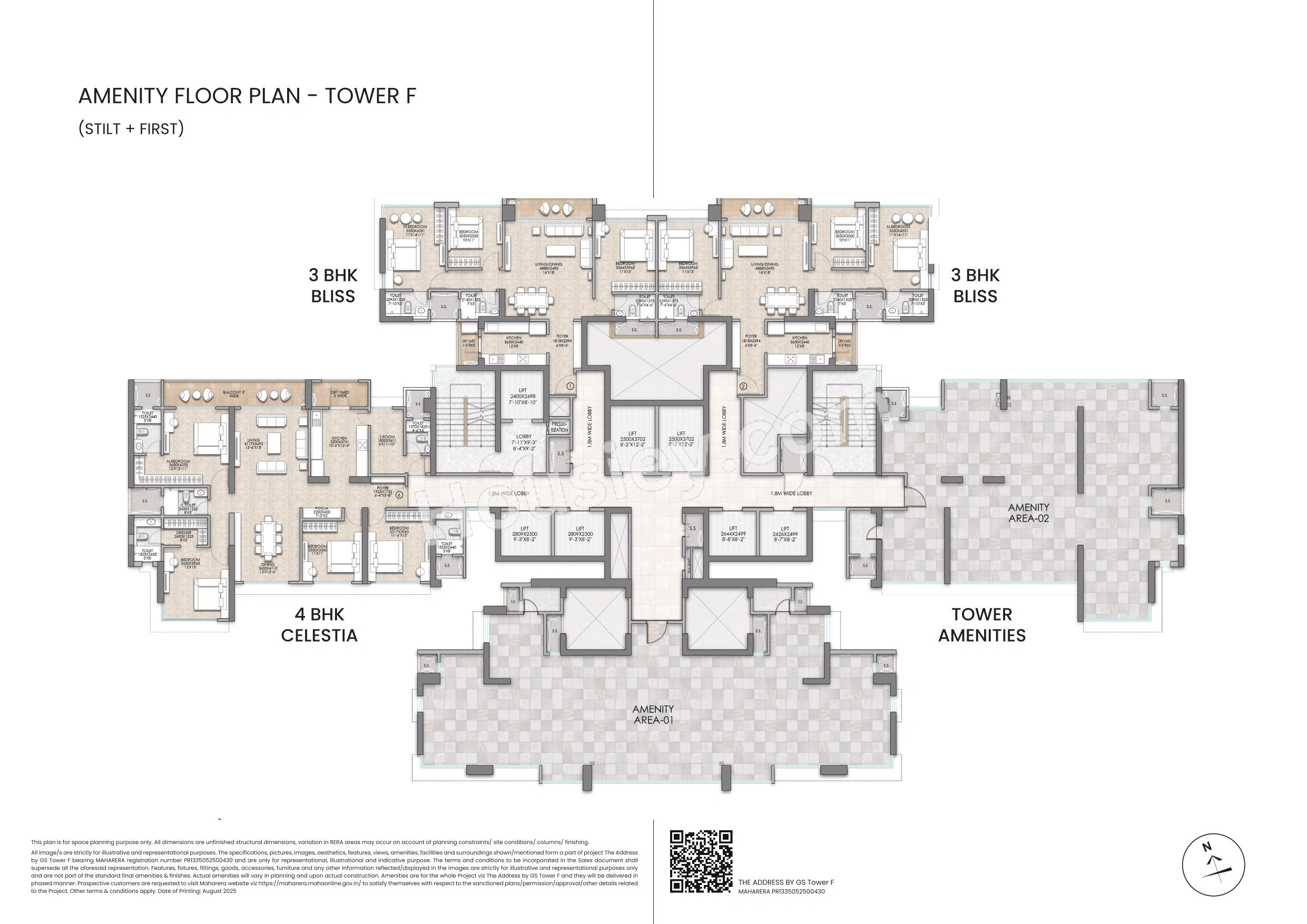 Raymond The Address by GS Floor plan 1