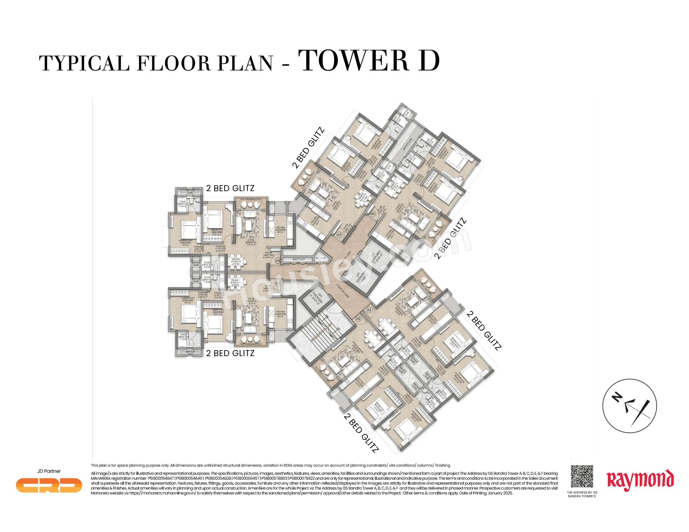 Raymond The Address Floor plan 11
