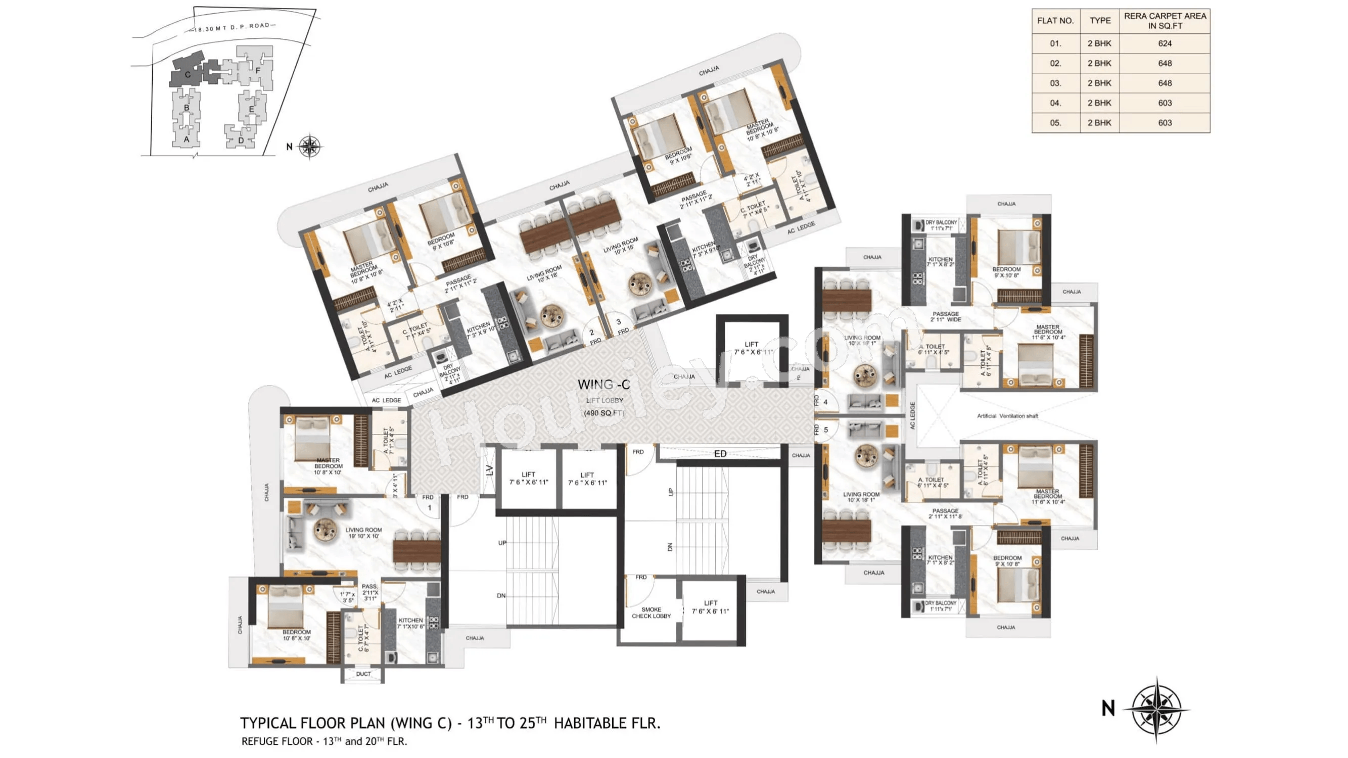 Right Channel Tower 28 Floor plan 3