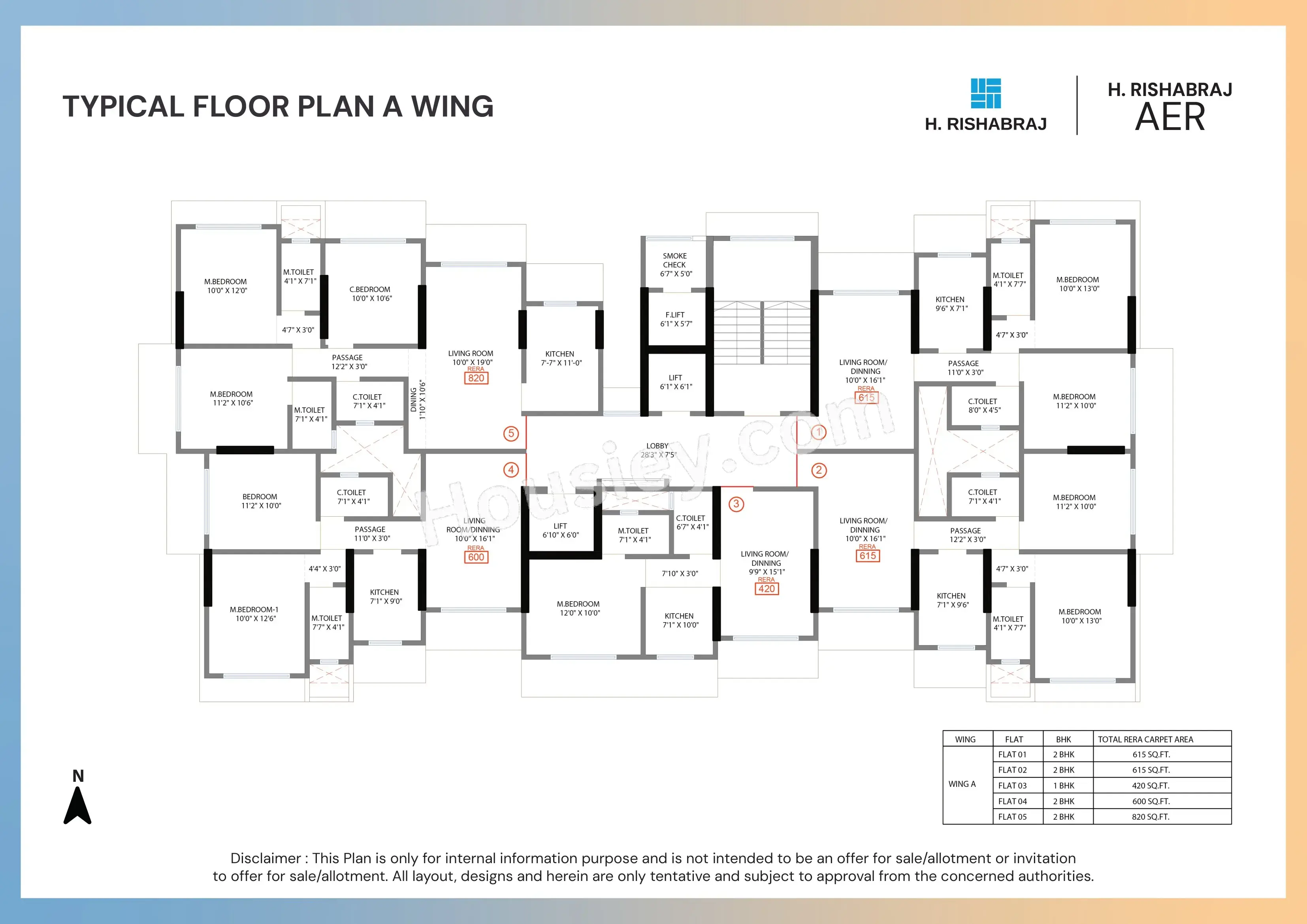 Rishabraj AER Floor plan 1