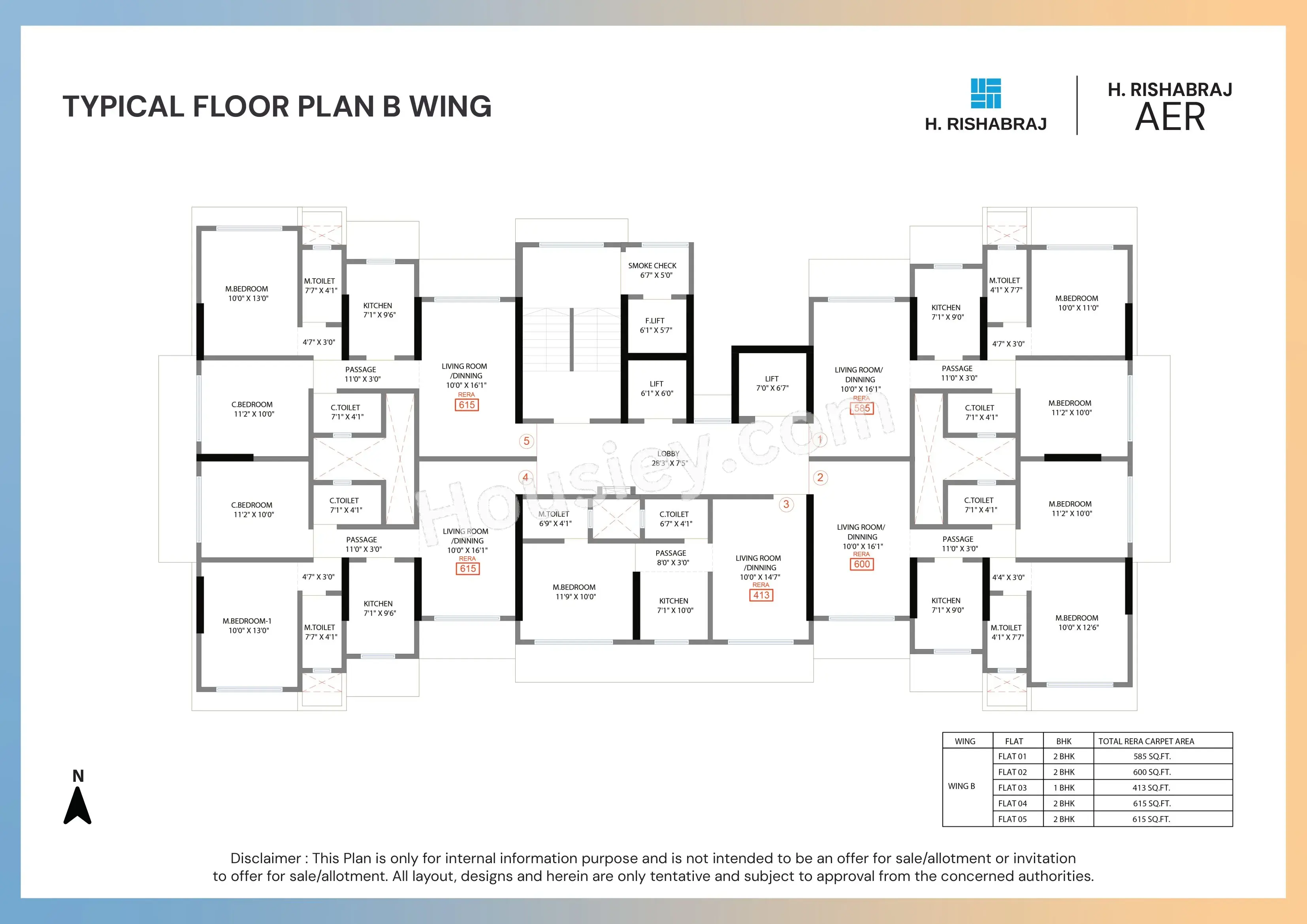 Rishabraj AER Floor plan 2